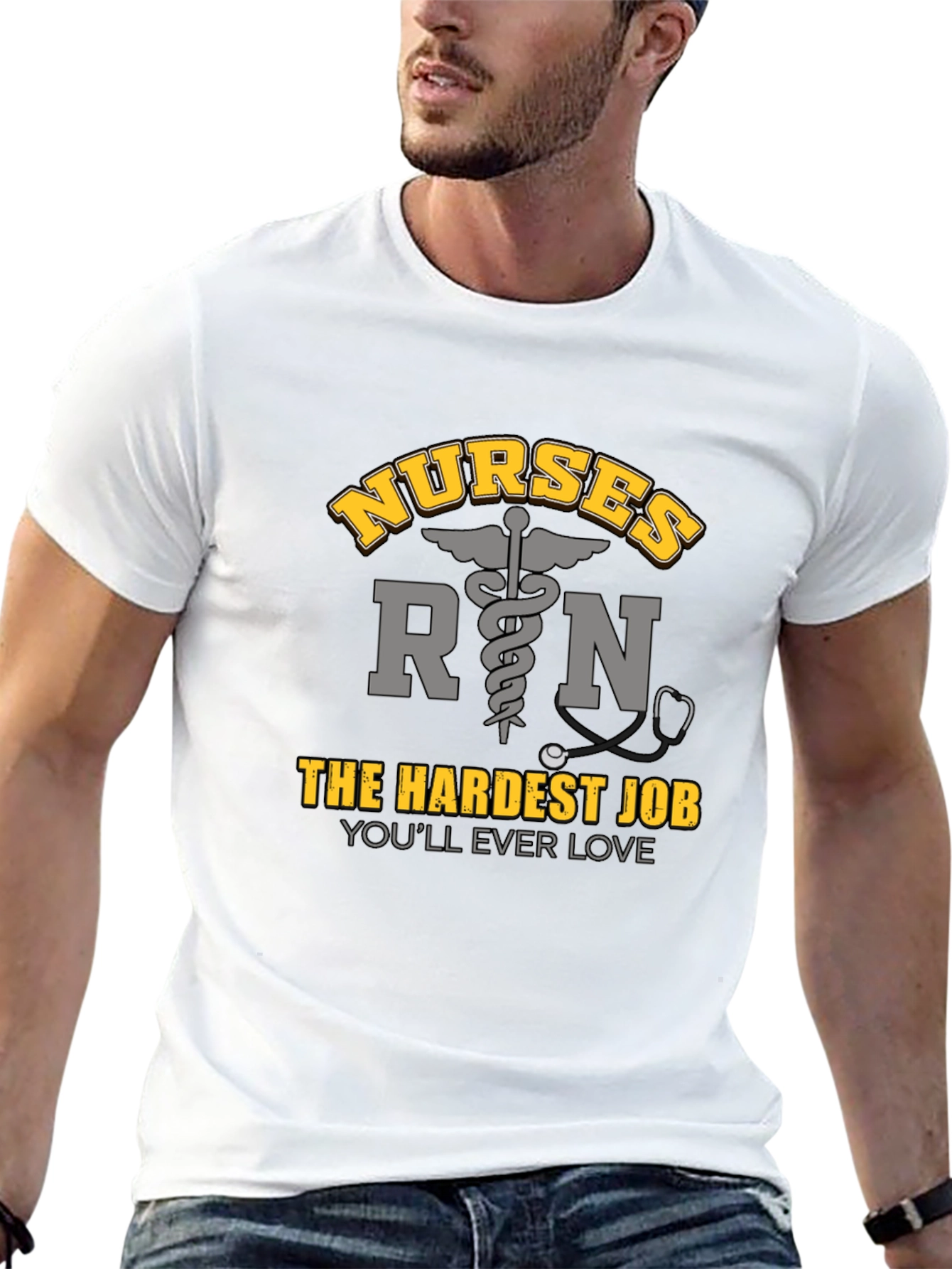 Nurses RN Hardest Job T-Shirt