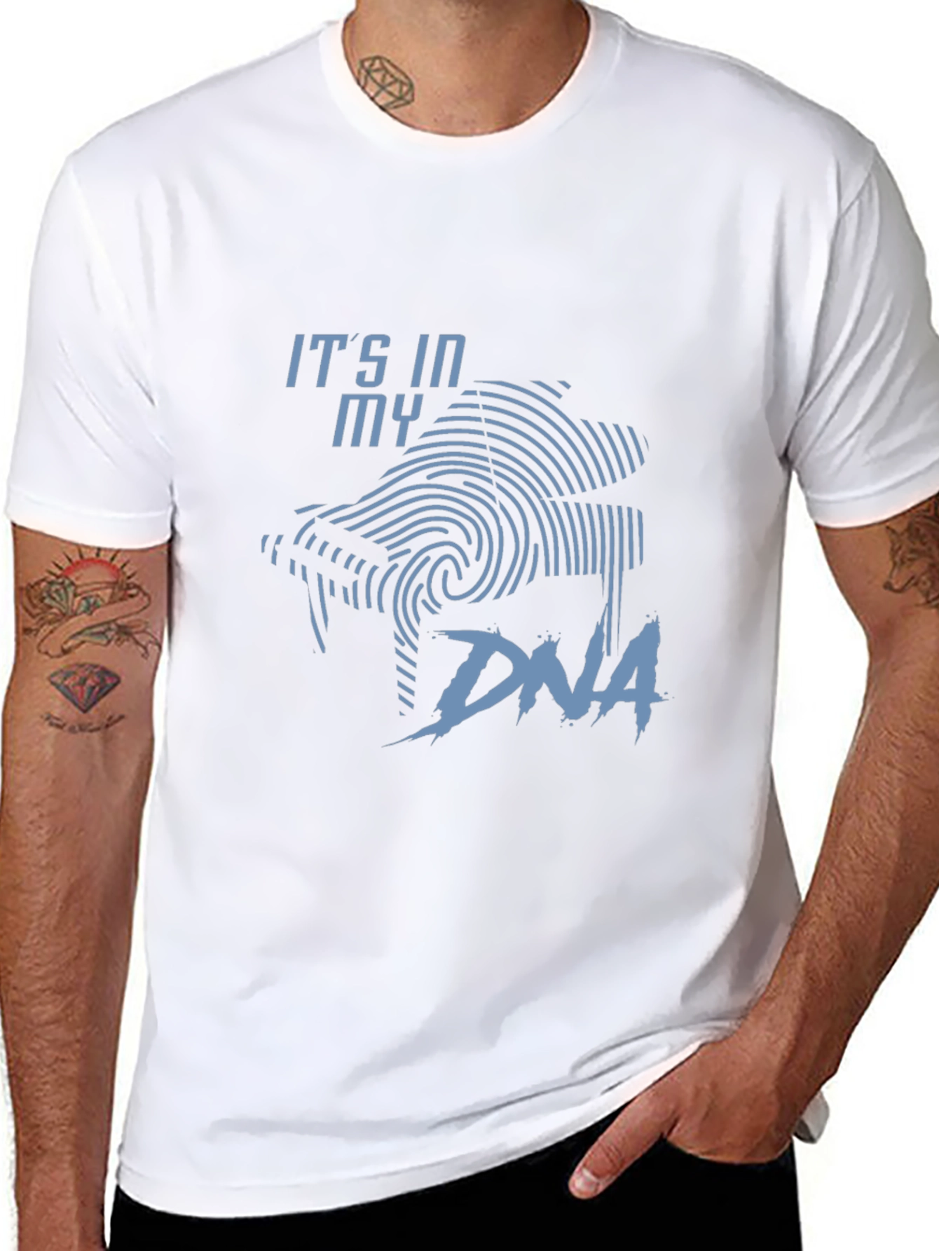 Piano DNA Graphic Tee - Music Lover Shirt