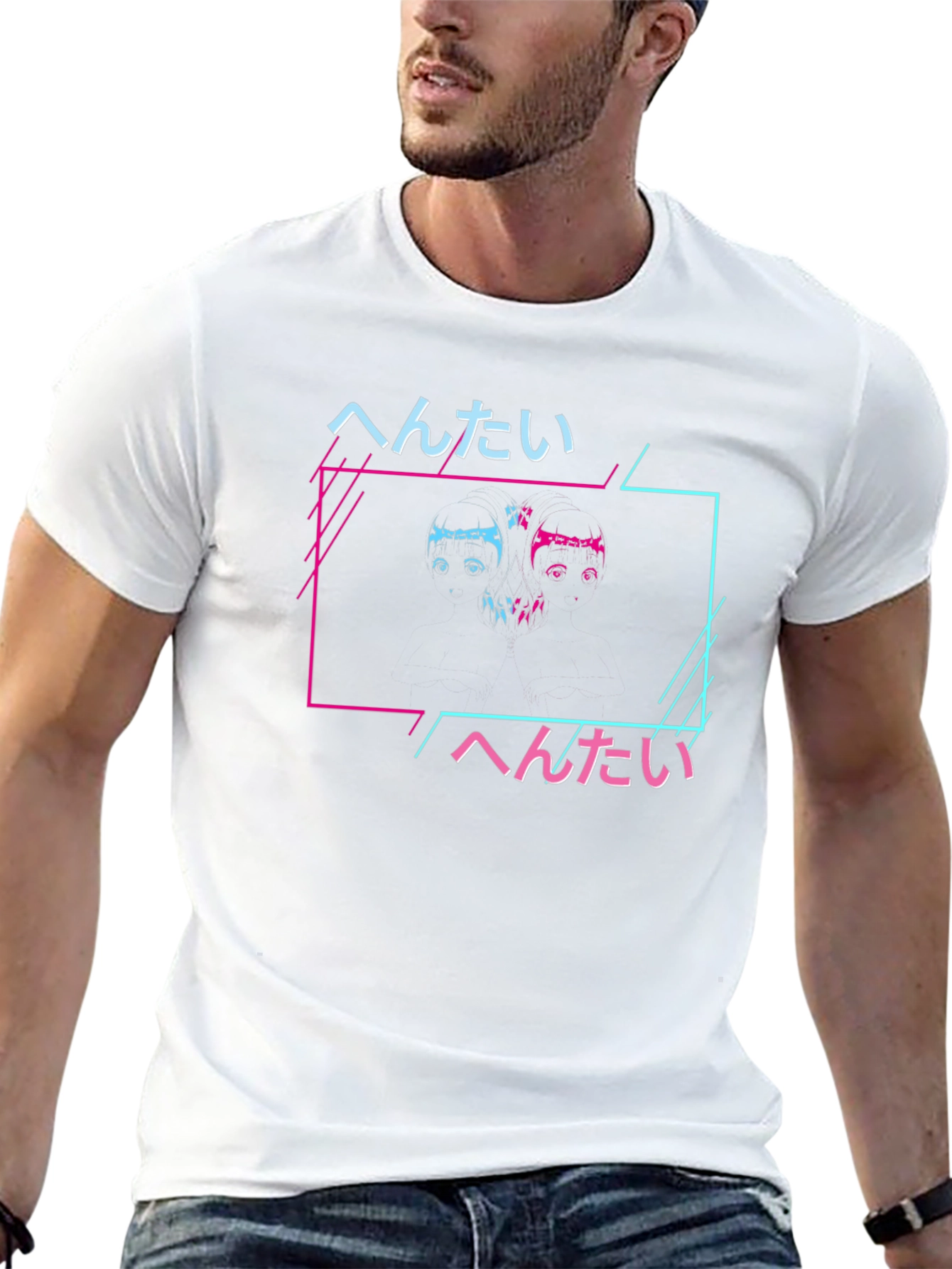 Hentai Japanese Graphic Print T-Shirt