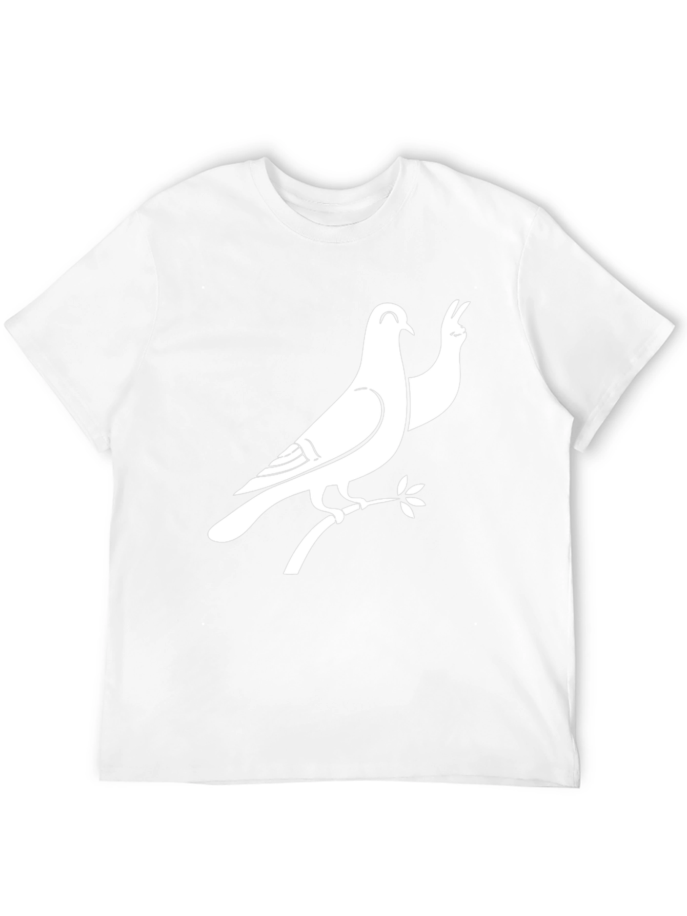 Peace Dove Graphic Tee - Soft Cotton Black T-Shirt