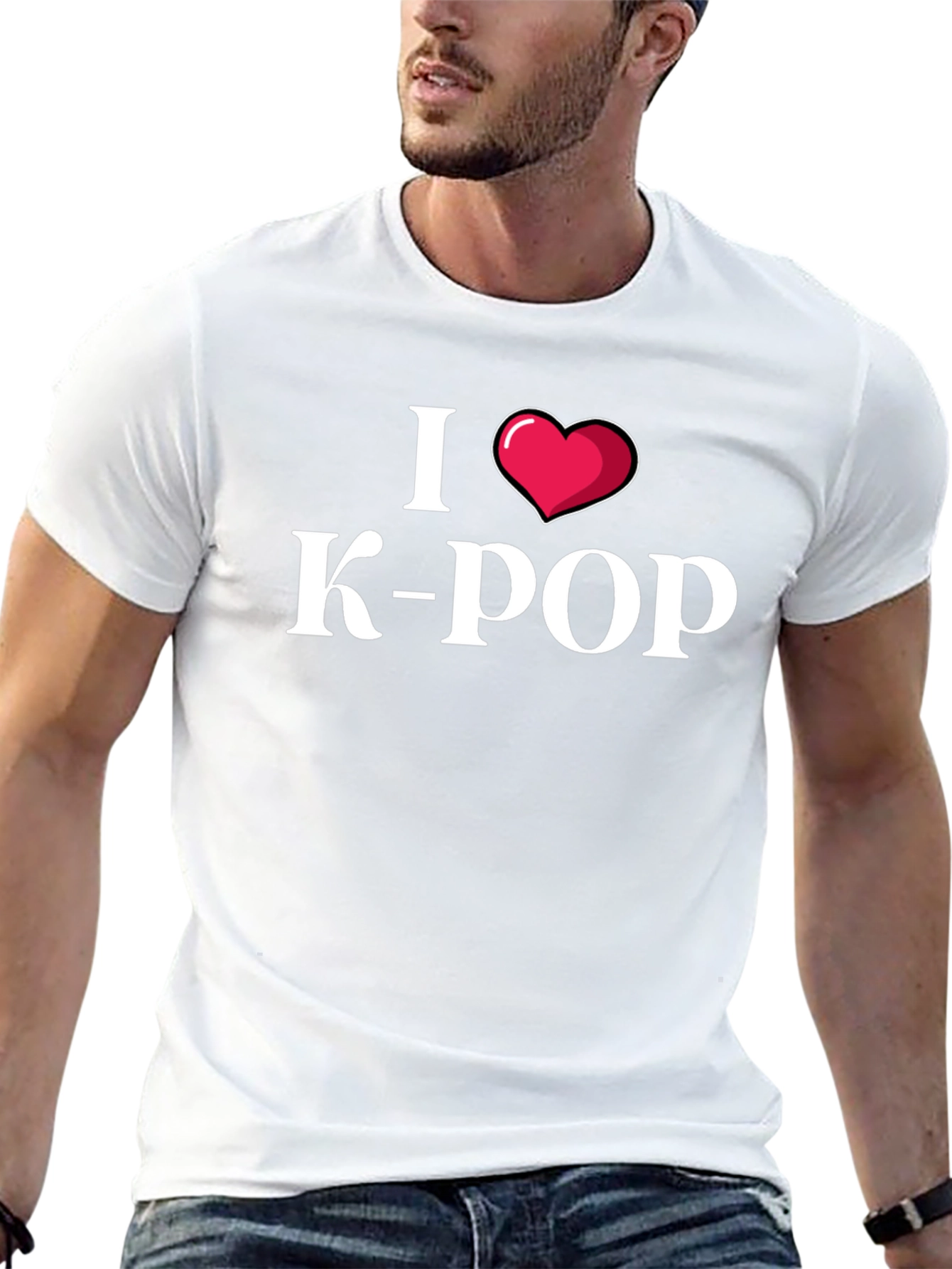 I Heart K-Pop Black T-Shirt