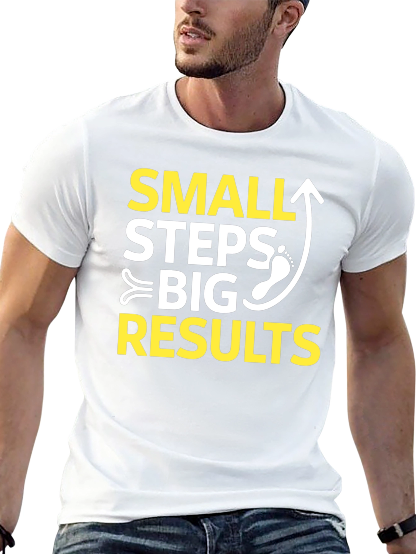 Small Steps Big Results Graphic T-Shirt