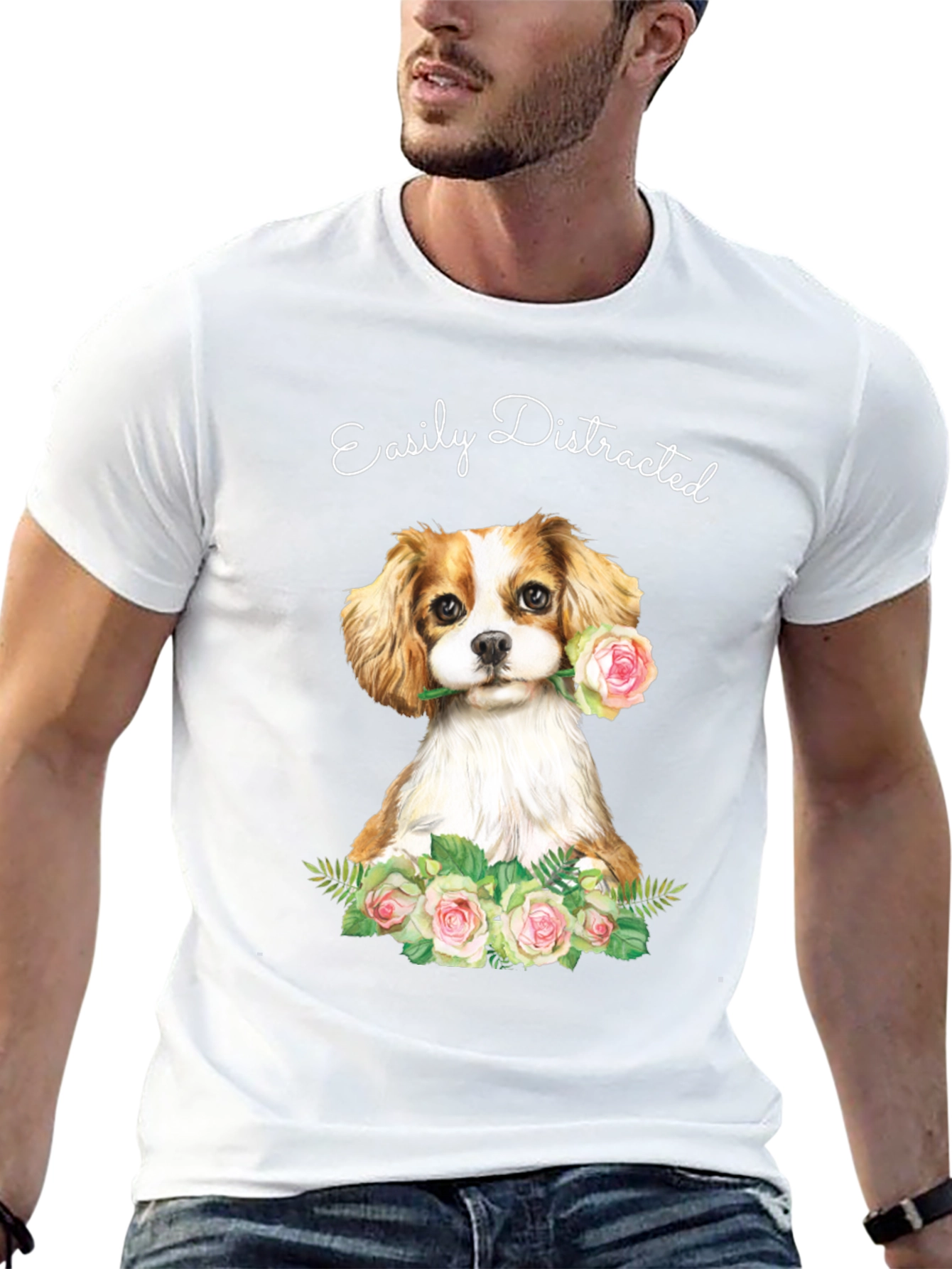 Easily Distracted Dog T-Shirt