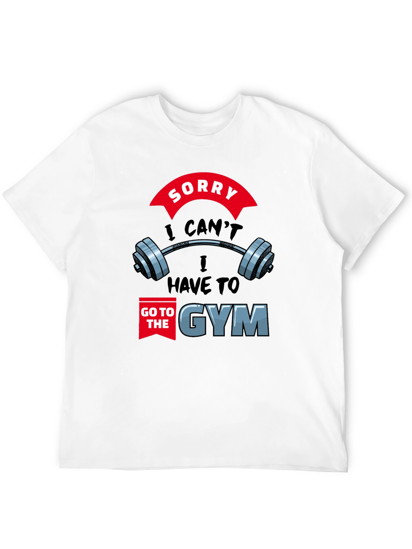 Funny Gym Workout Graphic T-Shirt