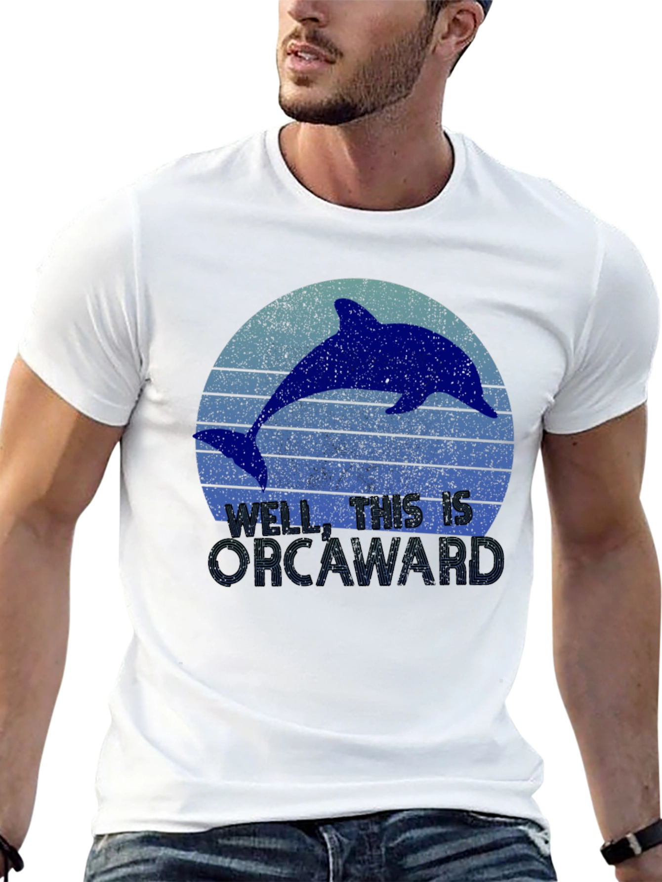 Orcaward Dolphin Graphic Tee - Black