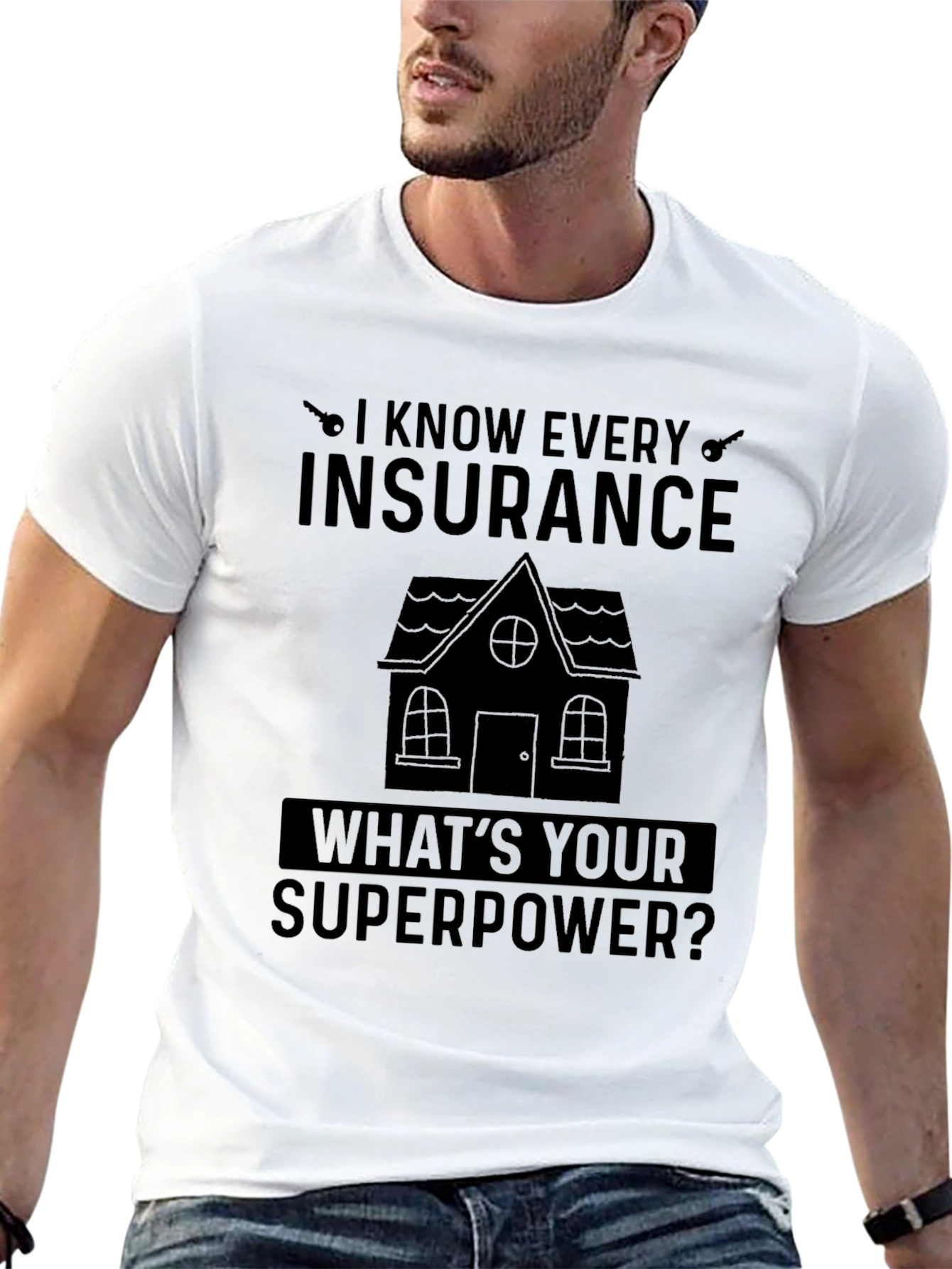 Insurance Superpower Graphic Tee