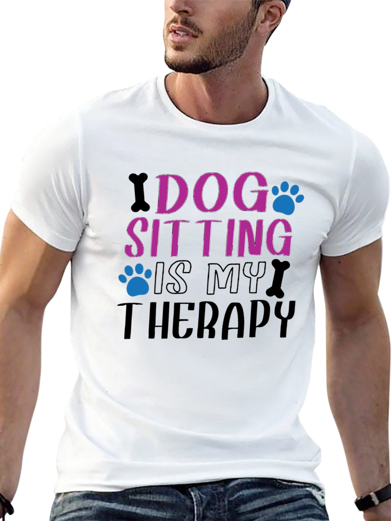 Dog Sitting is My Therapy Tee