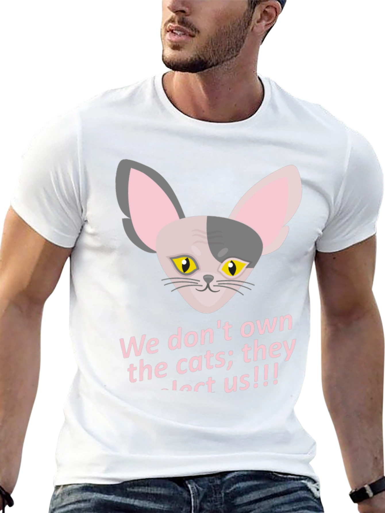 Funny Cat T-Shirt - They Elect Us!!!