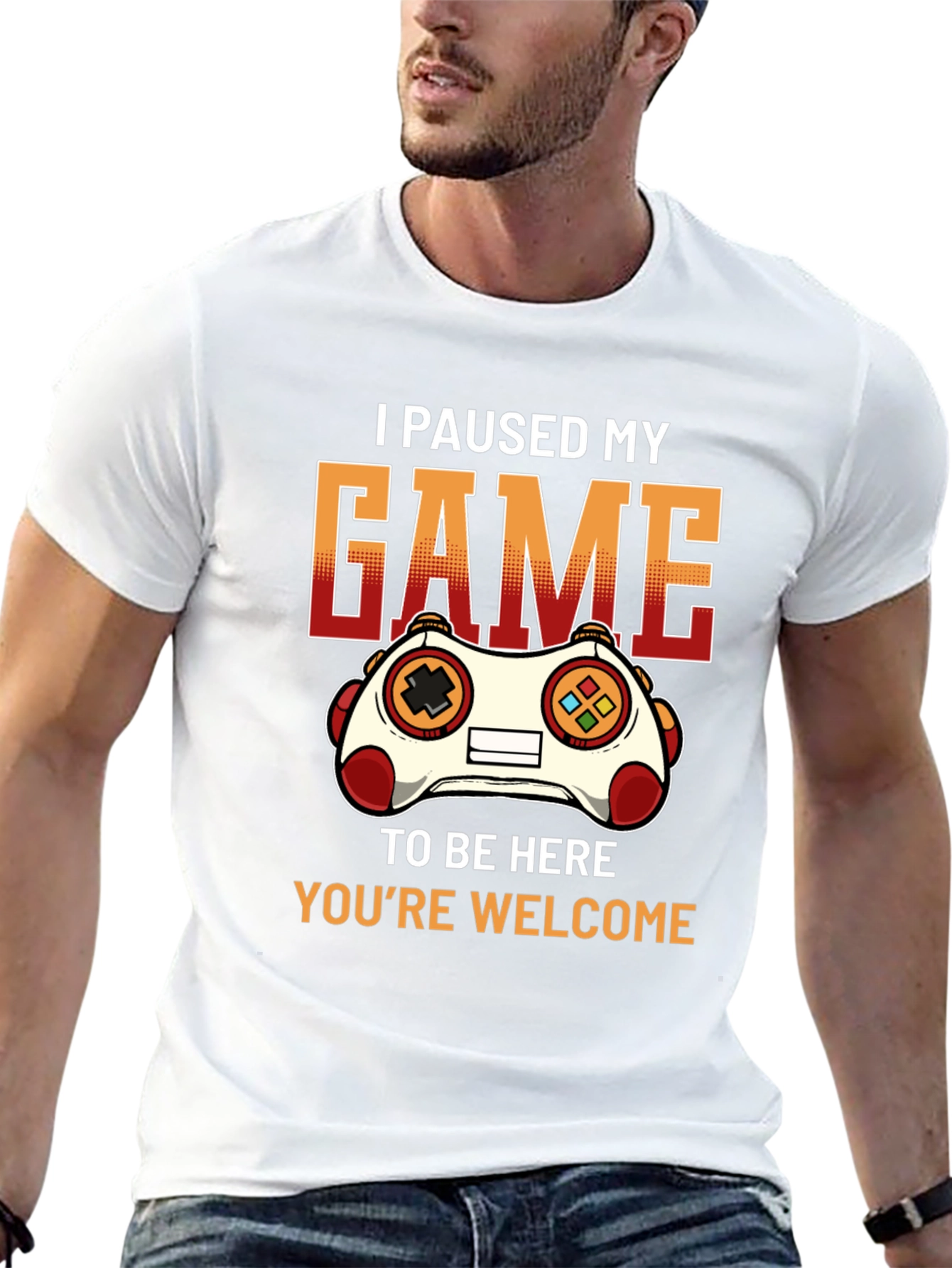 Gamer T-Shirt: I Paused My Game To Be Here