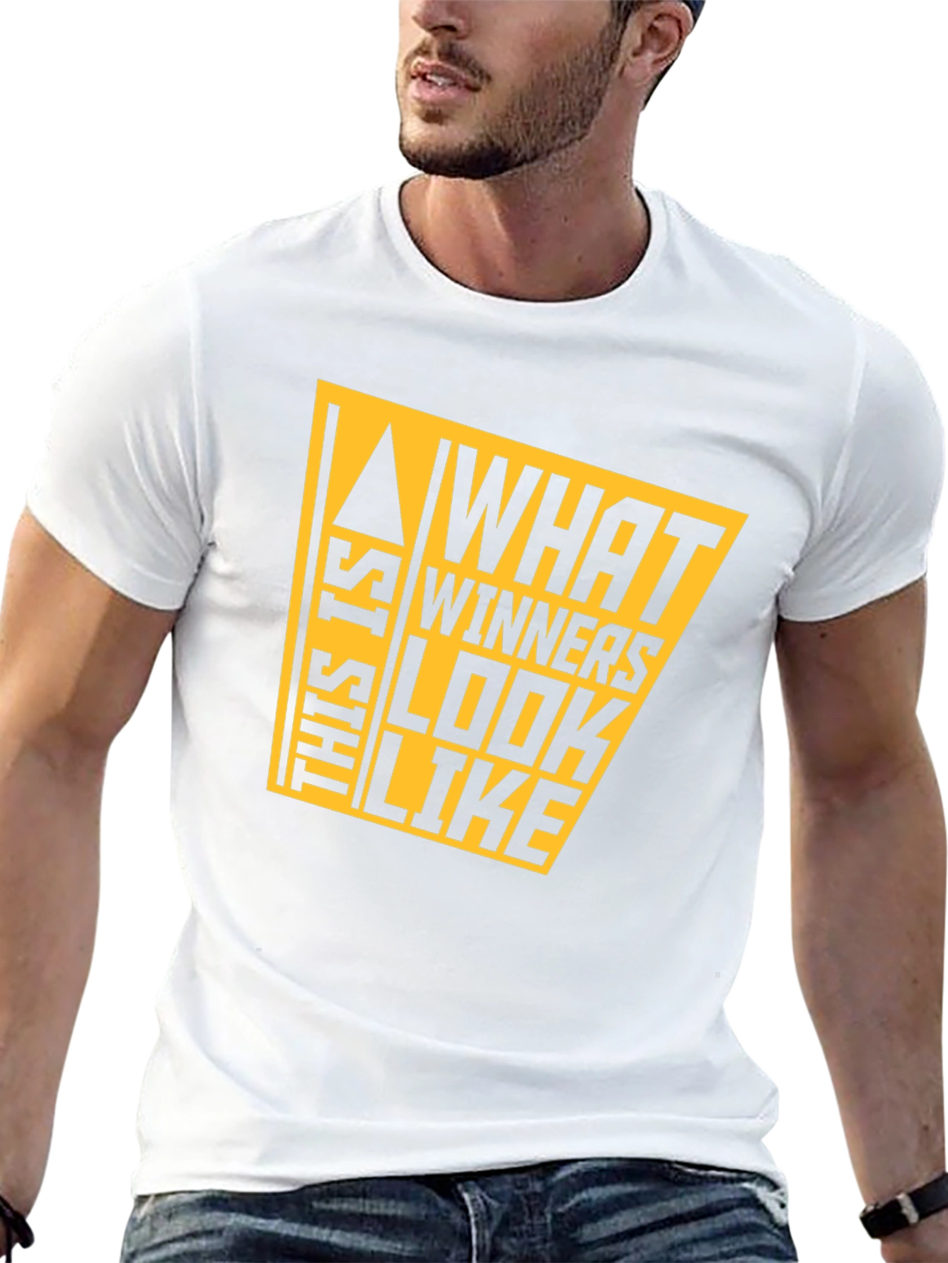 Winners Look Like This Tee - Graphic Black T-Shirt