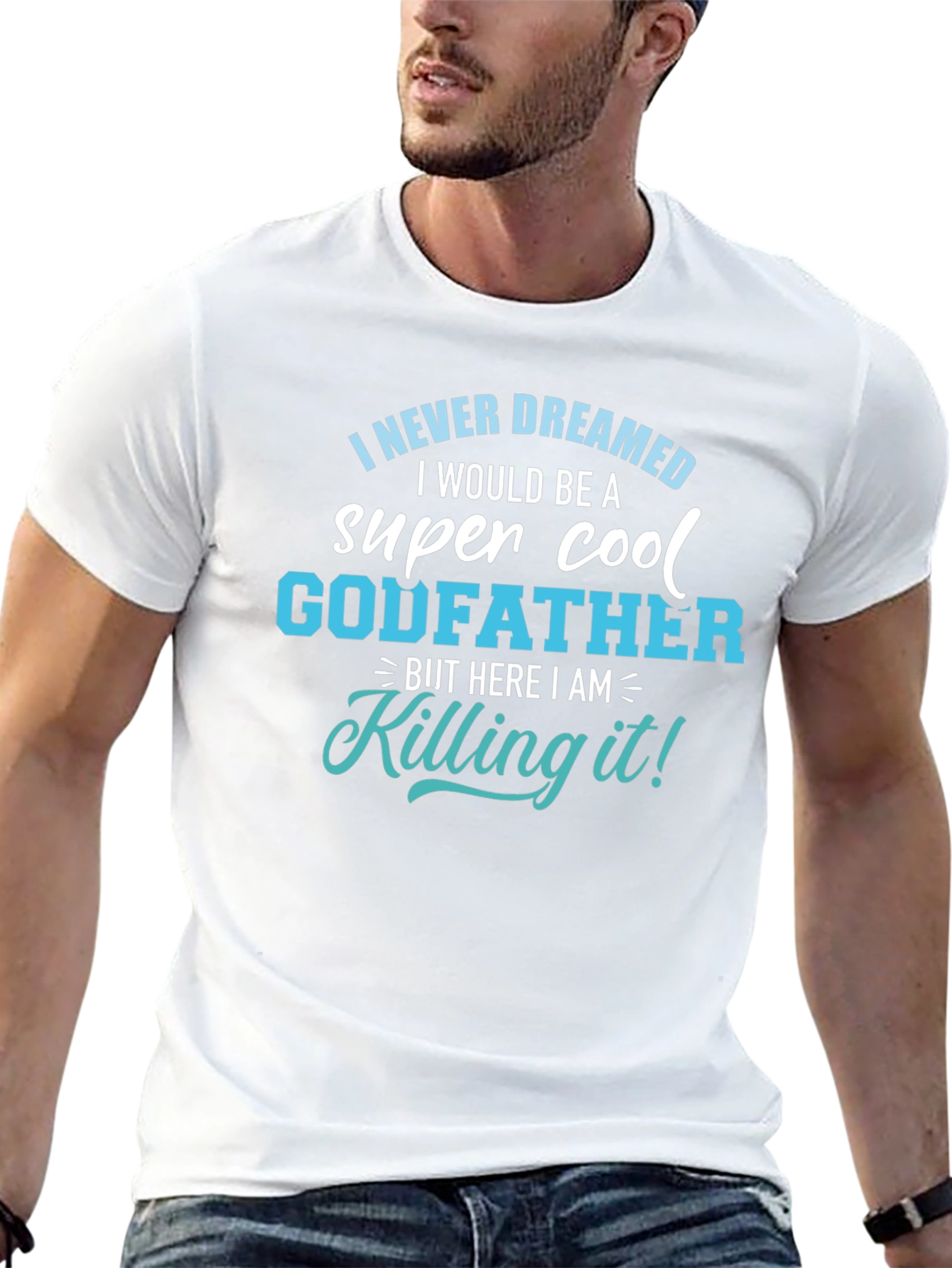 Super Cool Godfather T-Shirt Novelty Gift