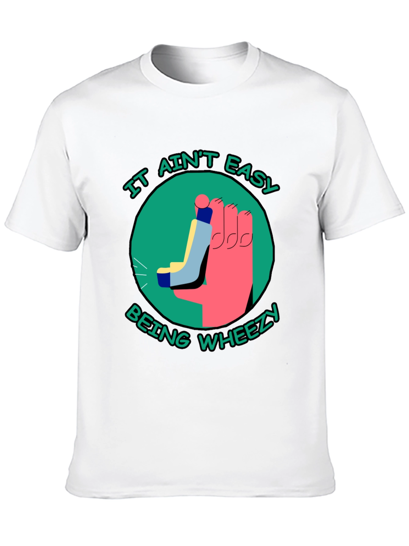 It Aint Easy Being Wheezy Black T-Shirt