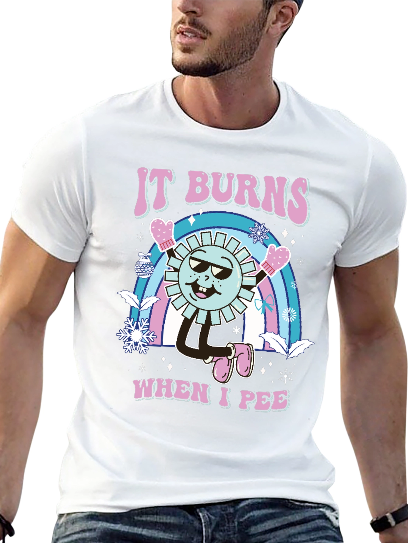 Funny It Burns When I Pee Graphic T-Shirt