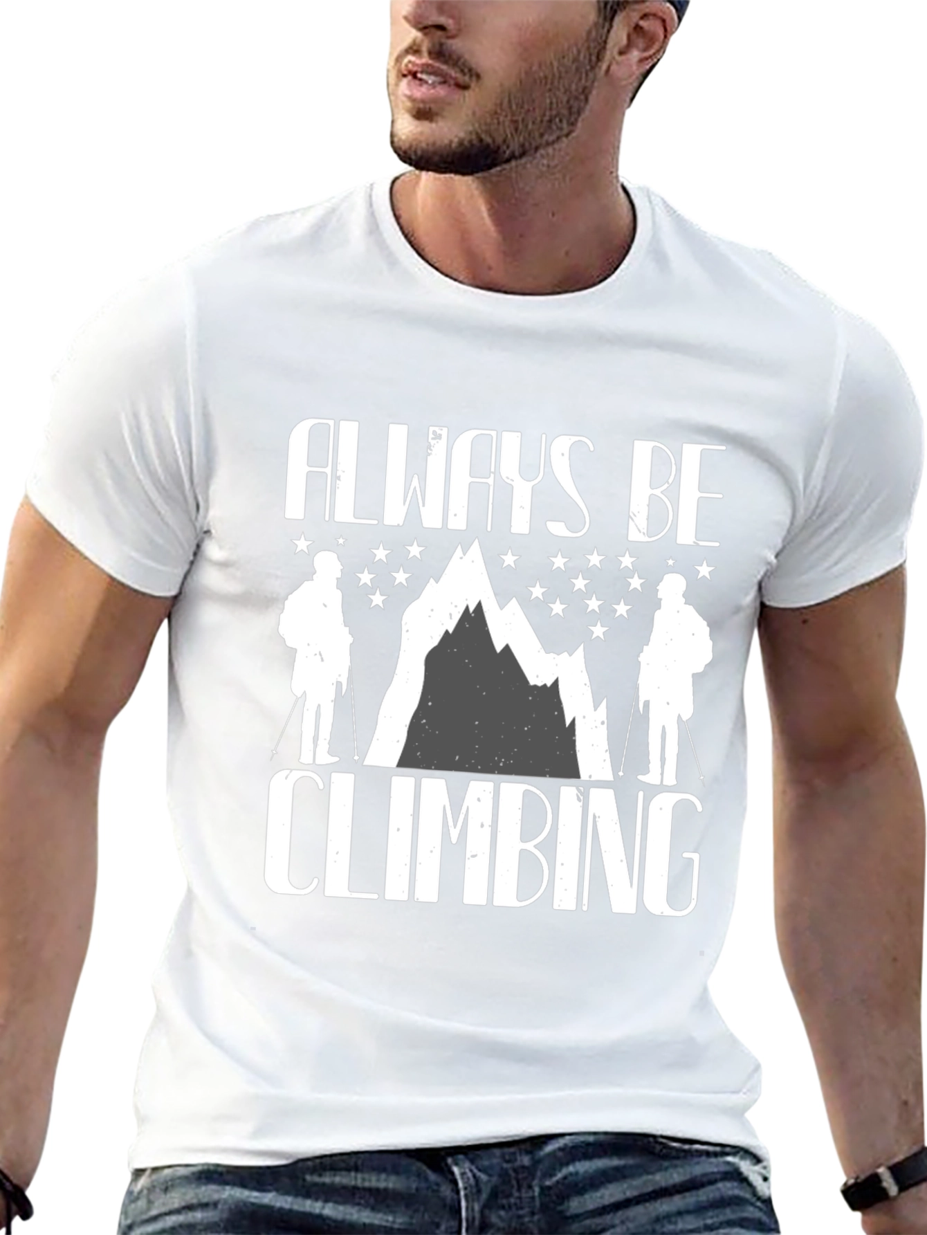 Always Be Climbing T-Shirt - Mountain Graphic Tee