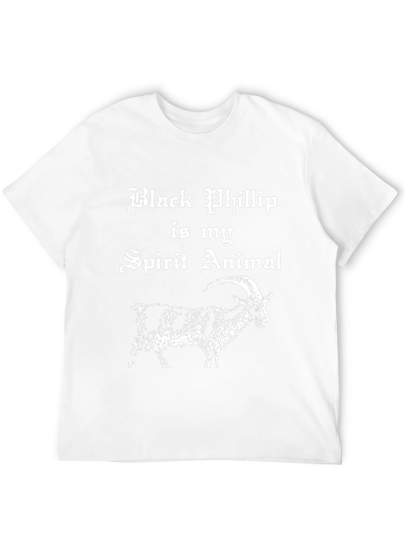 Black Phillip Spirit Animal T-Shirt - Goat Graphic Tee