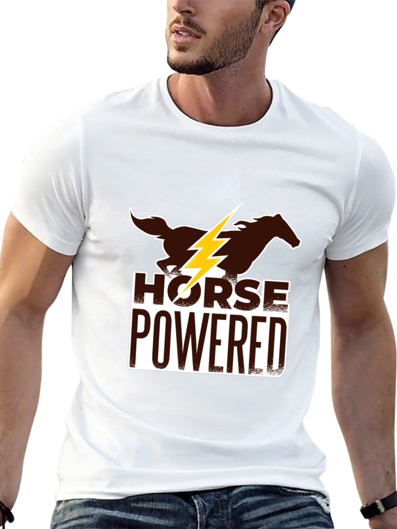Horse Powered Graphic T-Shirt