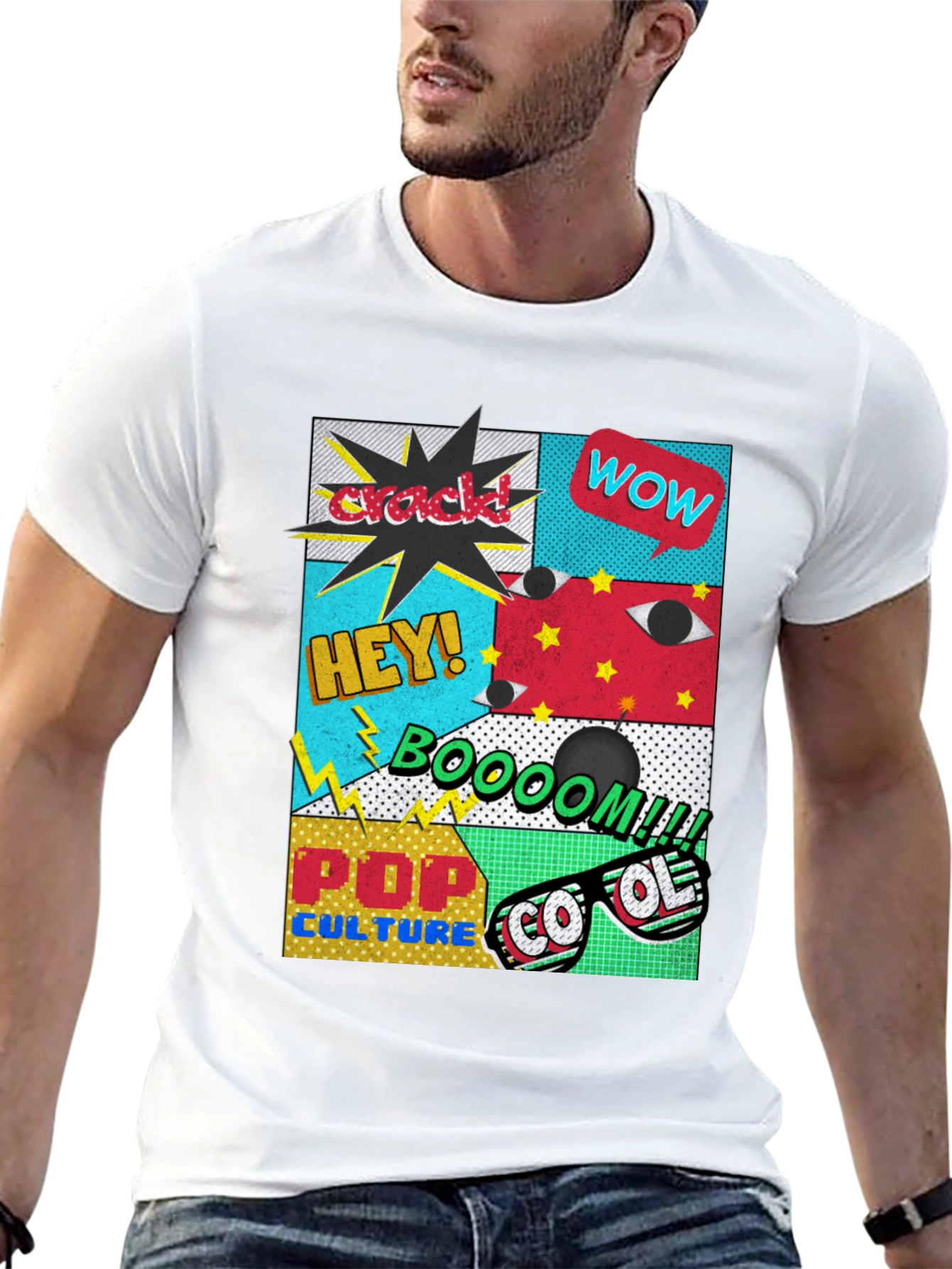 Pop Art Graphic T-Shirt
