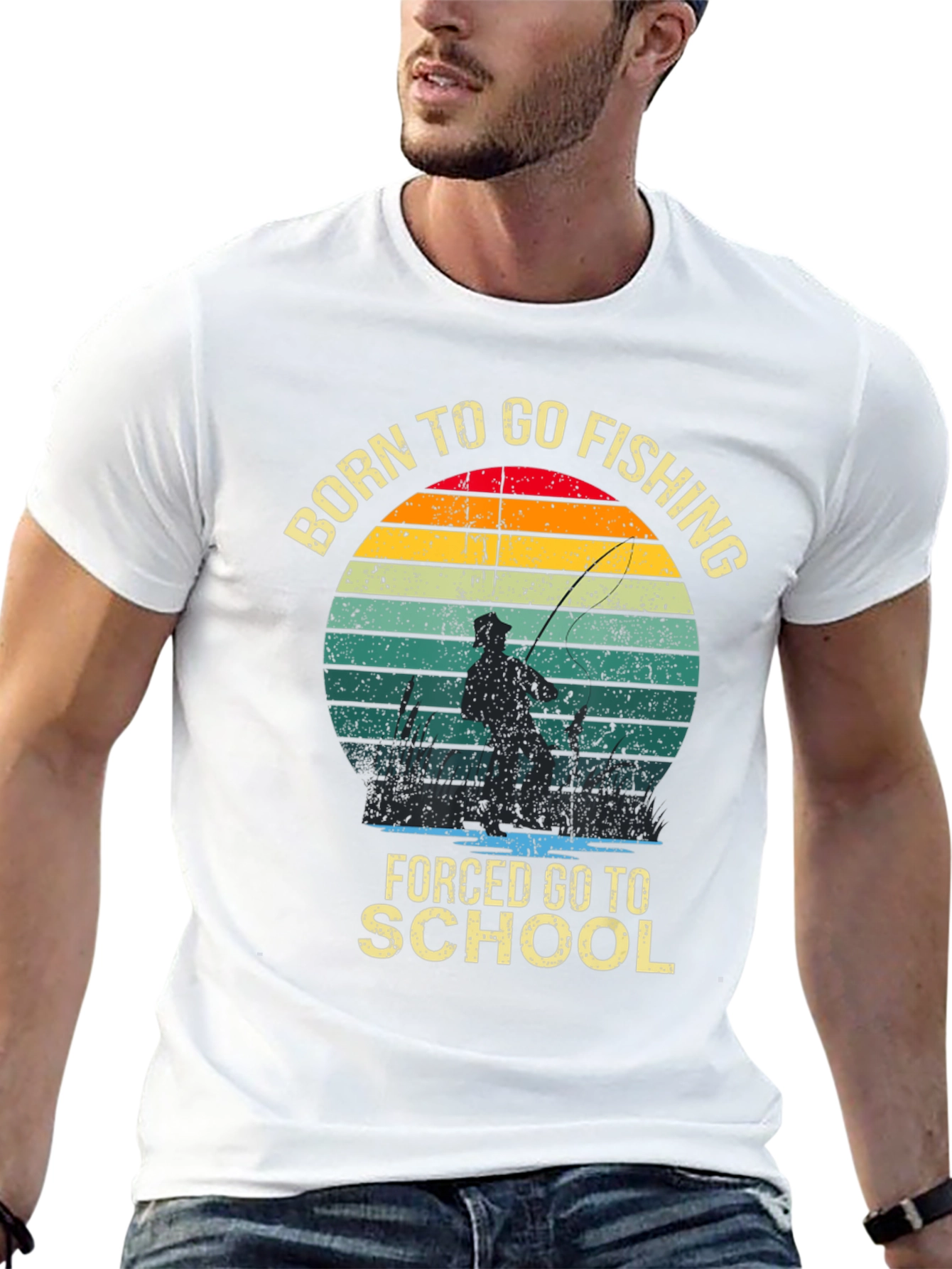 Born to Fish Graphic T-Shirt