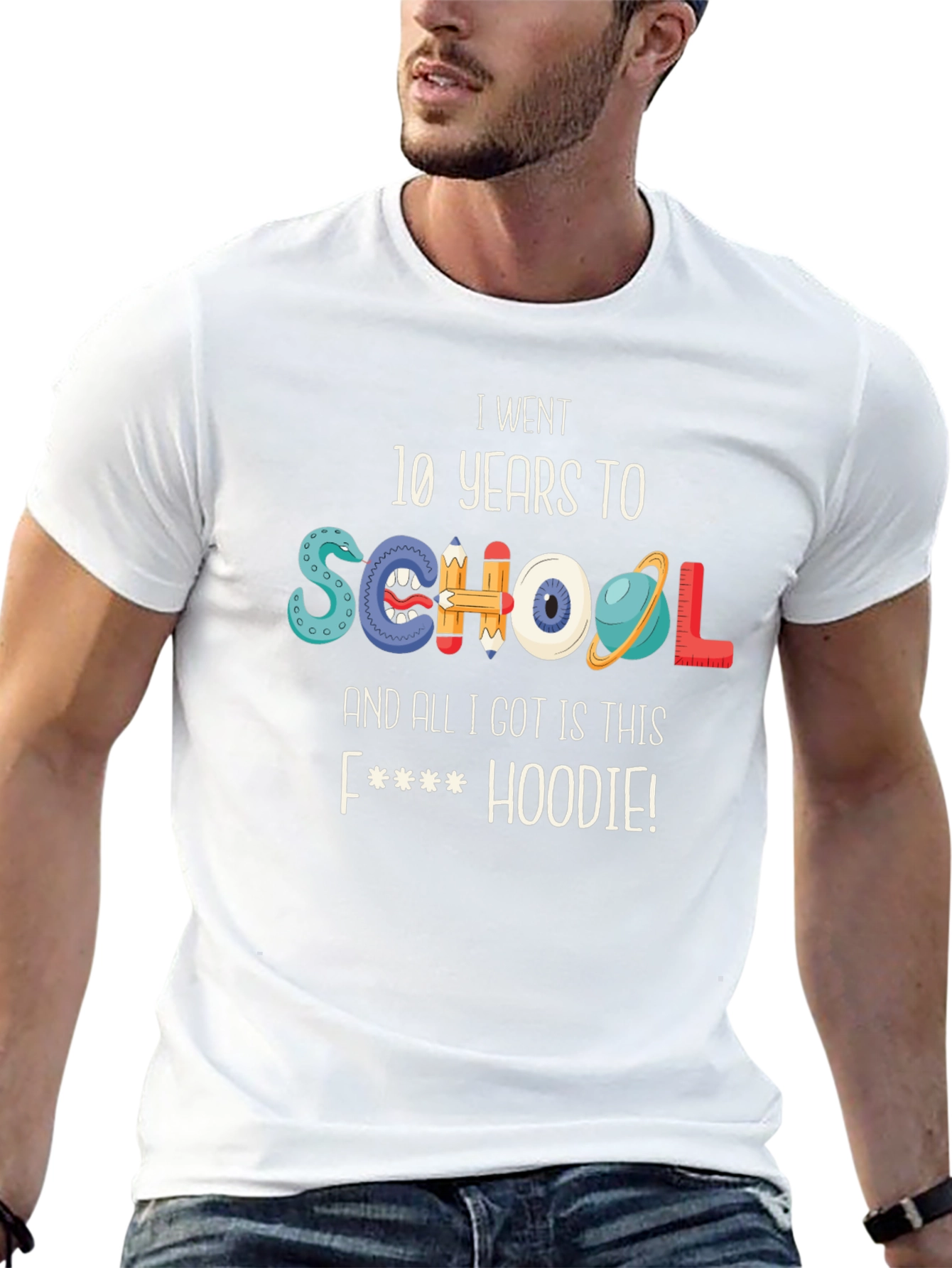 Funny School Hoodie T-Shirt