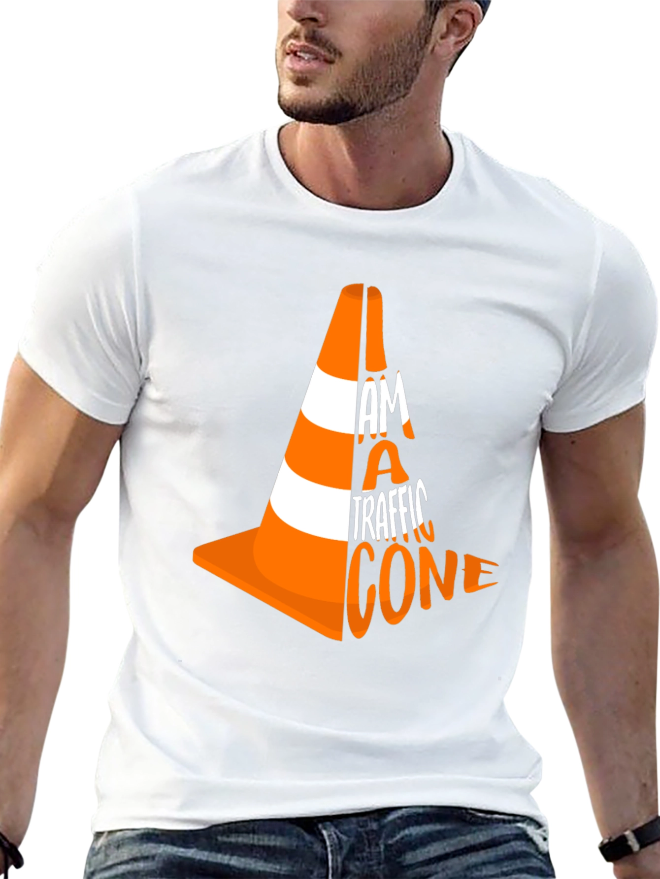 I am a Traffic Cone Graphic T-Shirt
