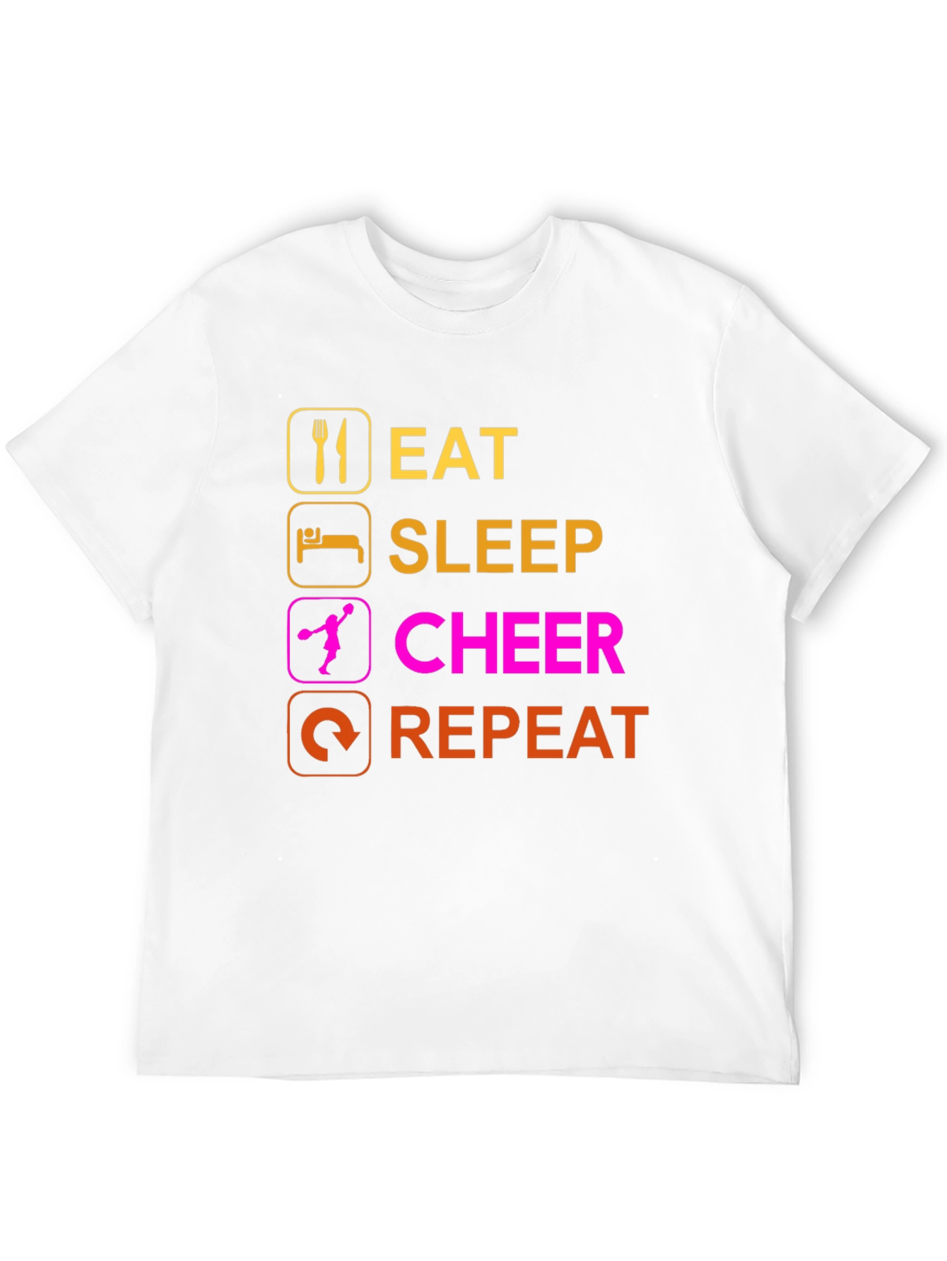 Eat Sleep Cheer Repeat T-Shirt