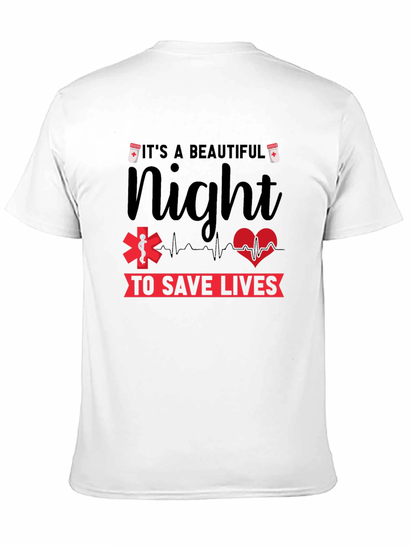 Beautiful Night Save Lives Graphic Tee