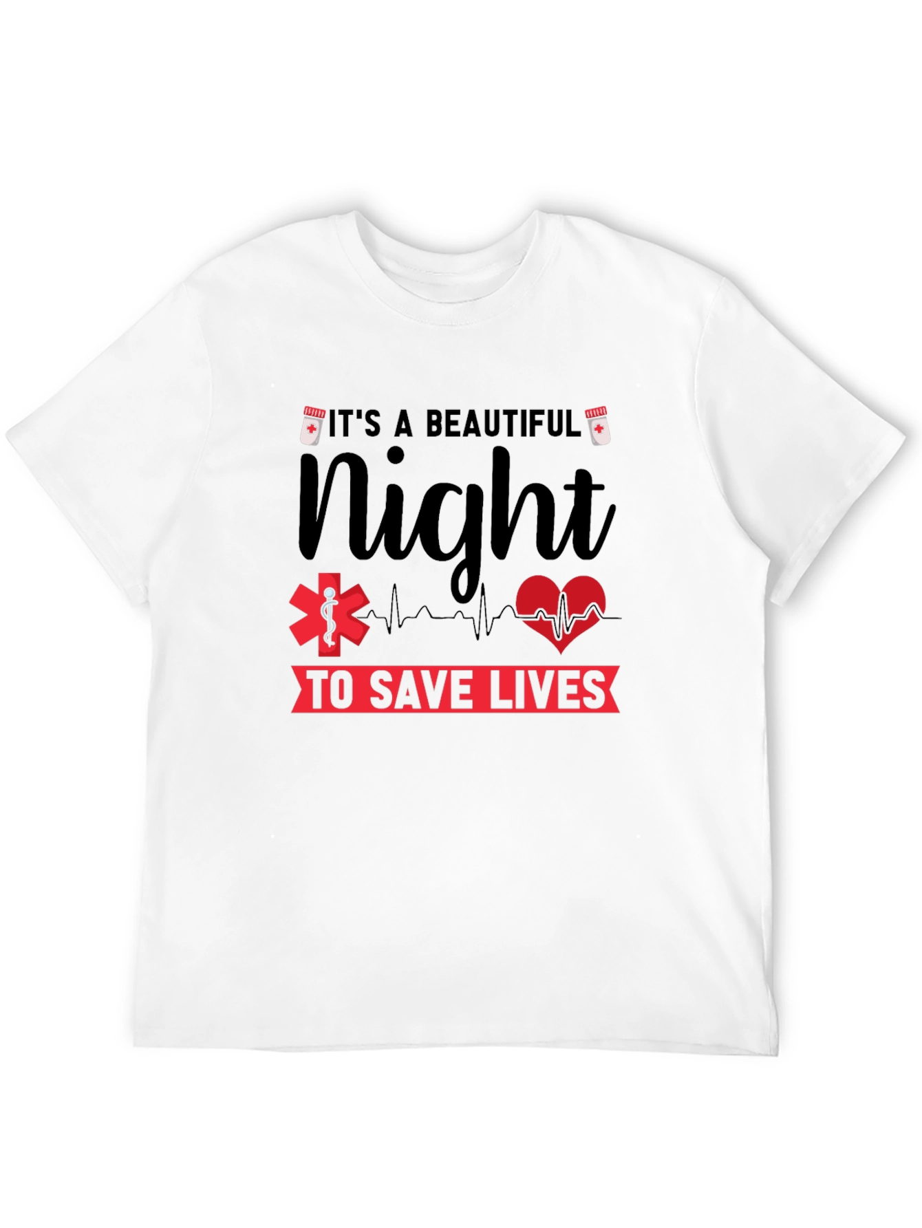 Beautiful Night Save Lives Graphic Tee
