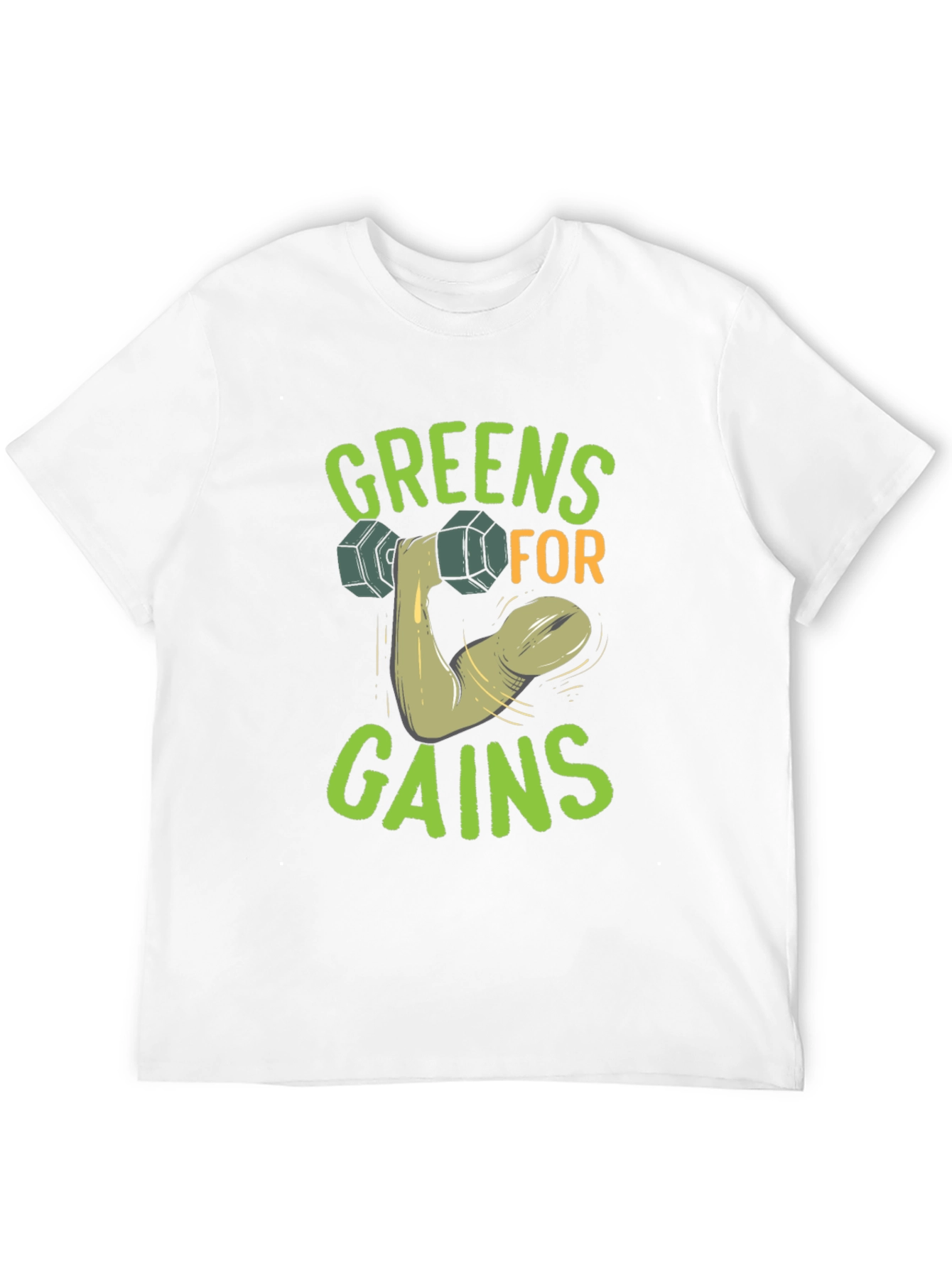 Greens For Gains Graphic T-Shirt