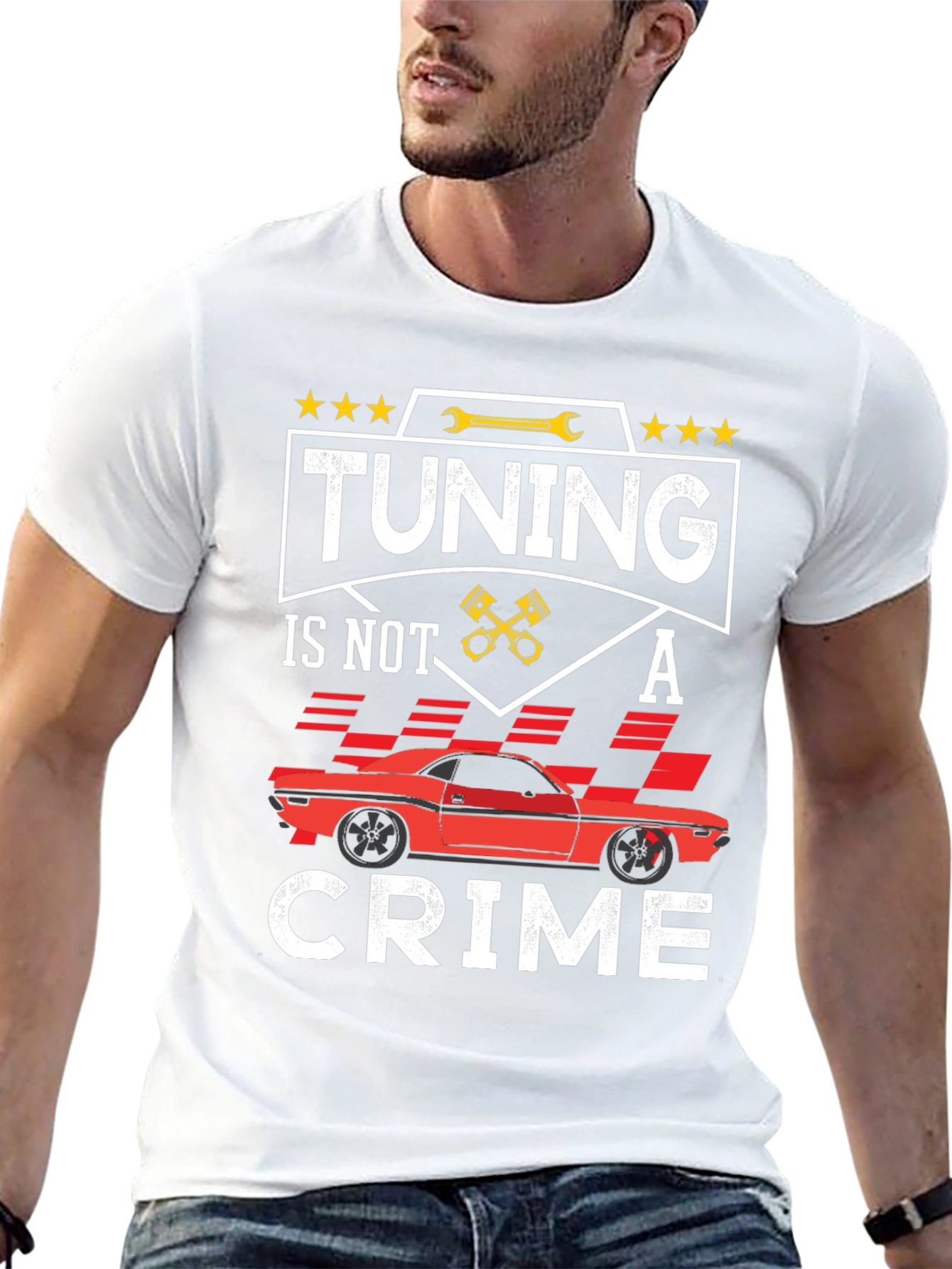 Tuning Is Not A Crime Graphic T-Shirt