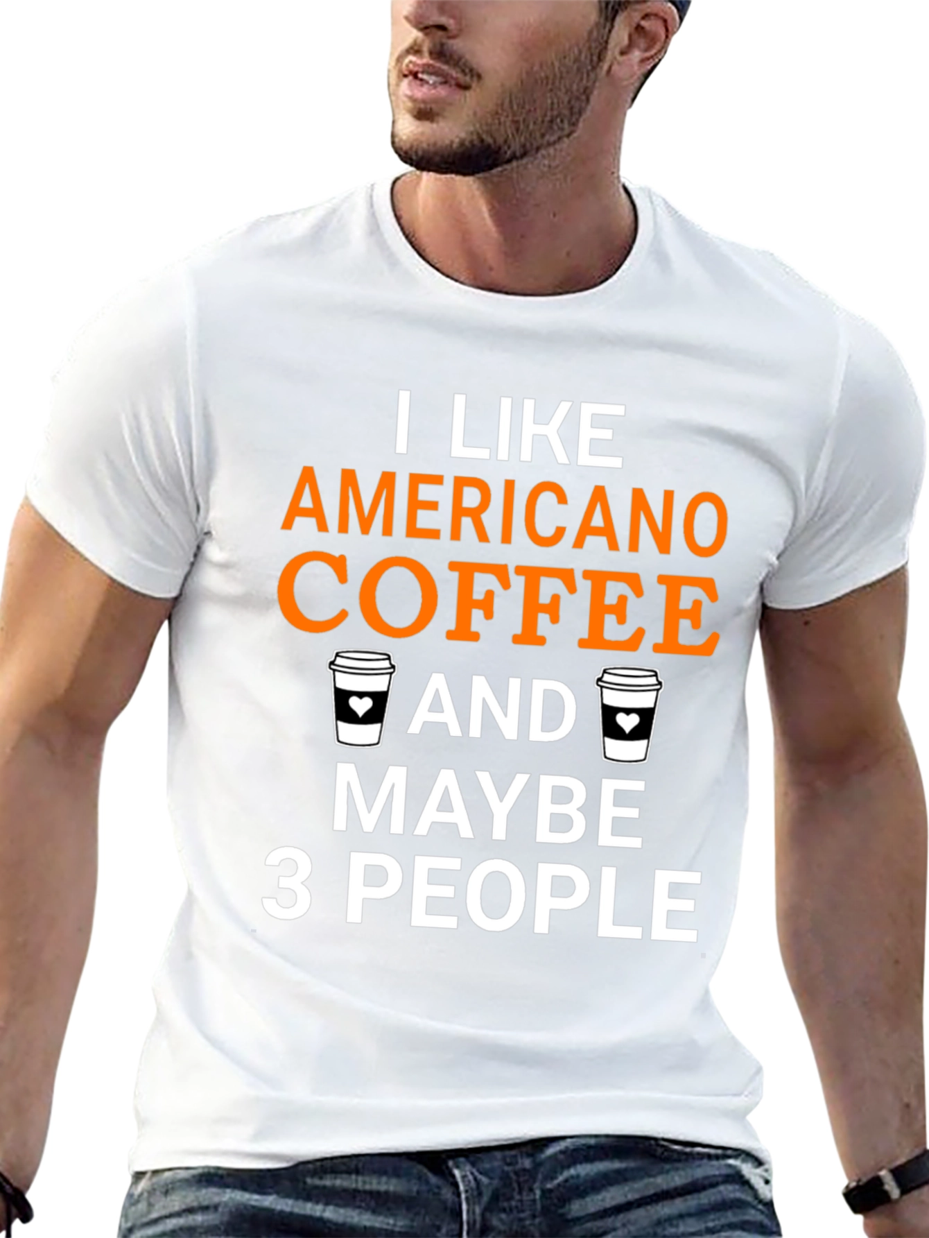 Americano Coffee Lover T-Shirt - Funny Graphic Tee
