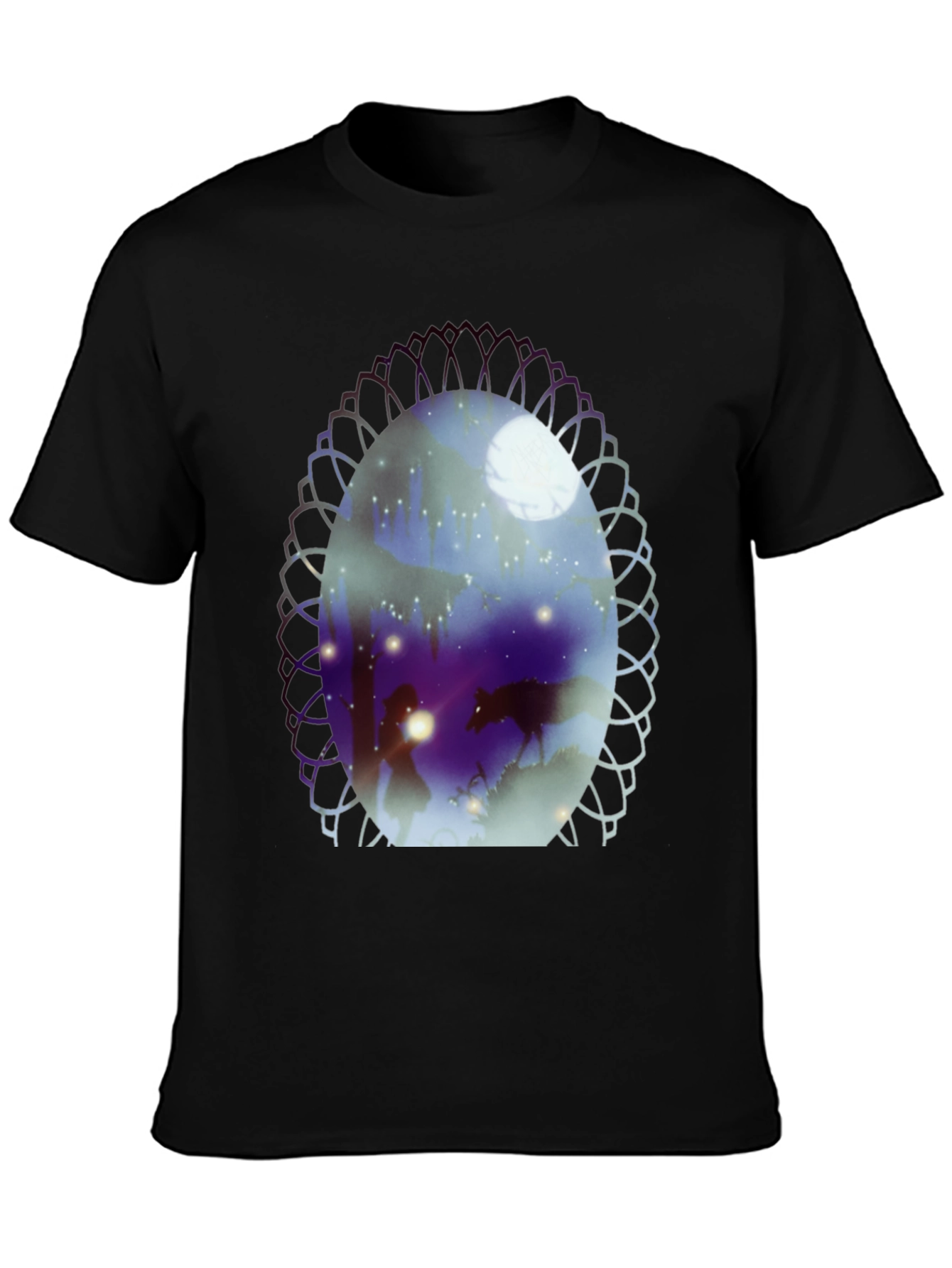 Enchanted Forest Graphic Tee - Midnight Tale