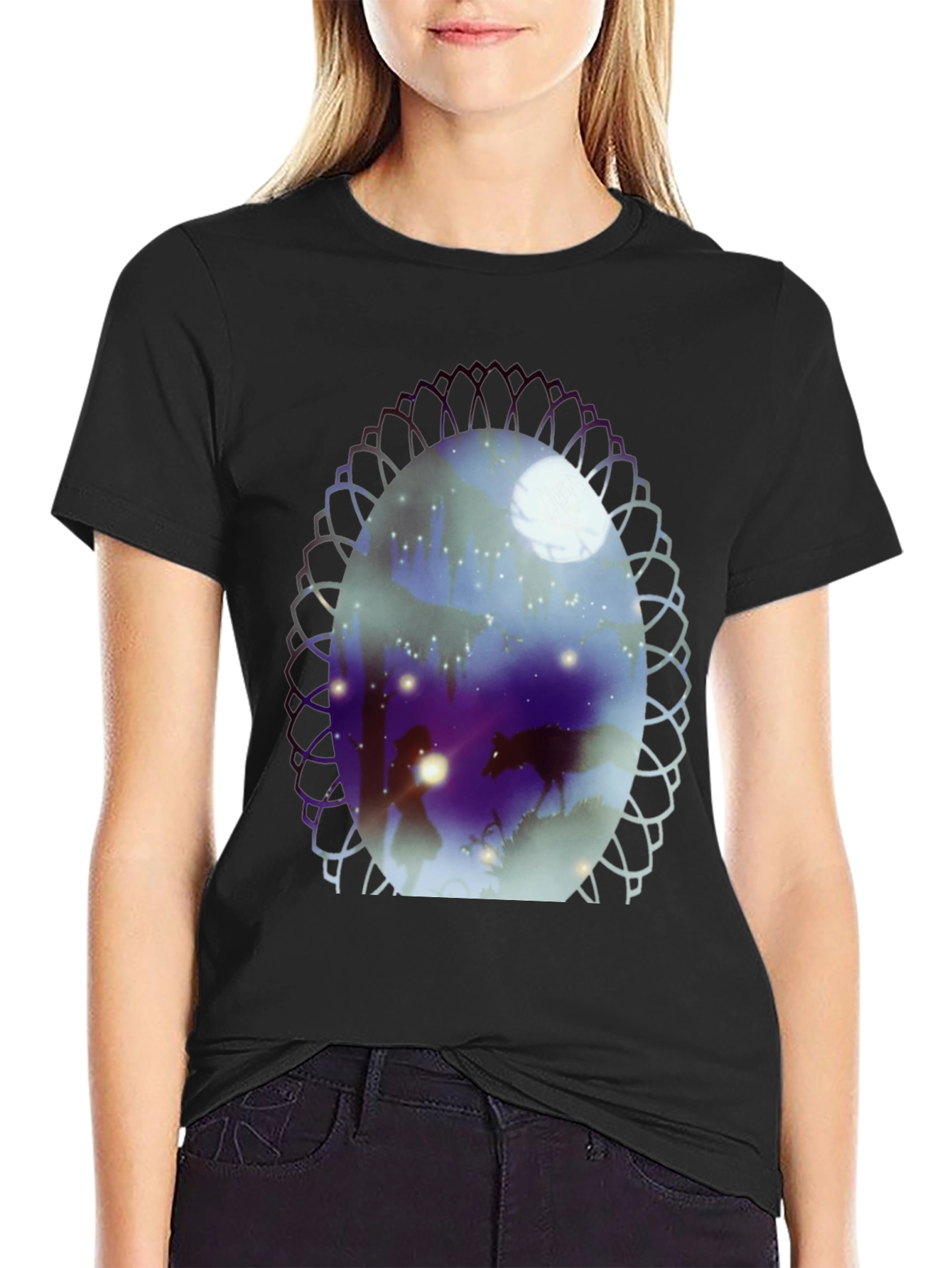 Enchanted Forest Graphic Tee - Midnight Tale