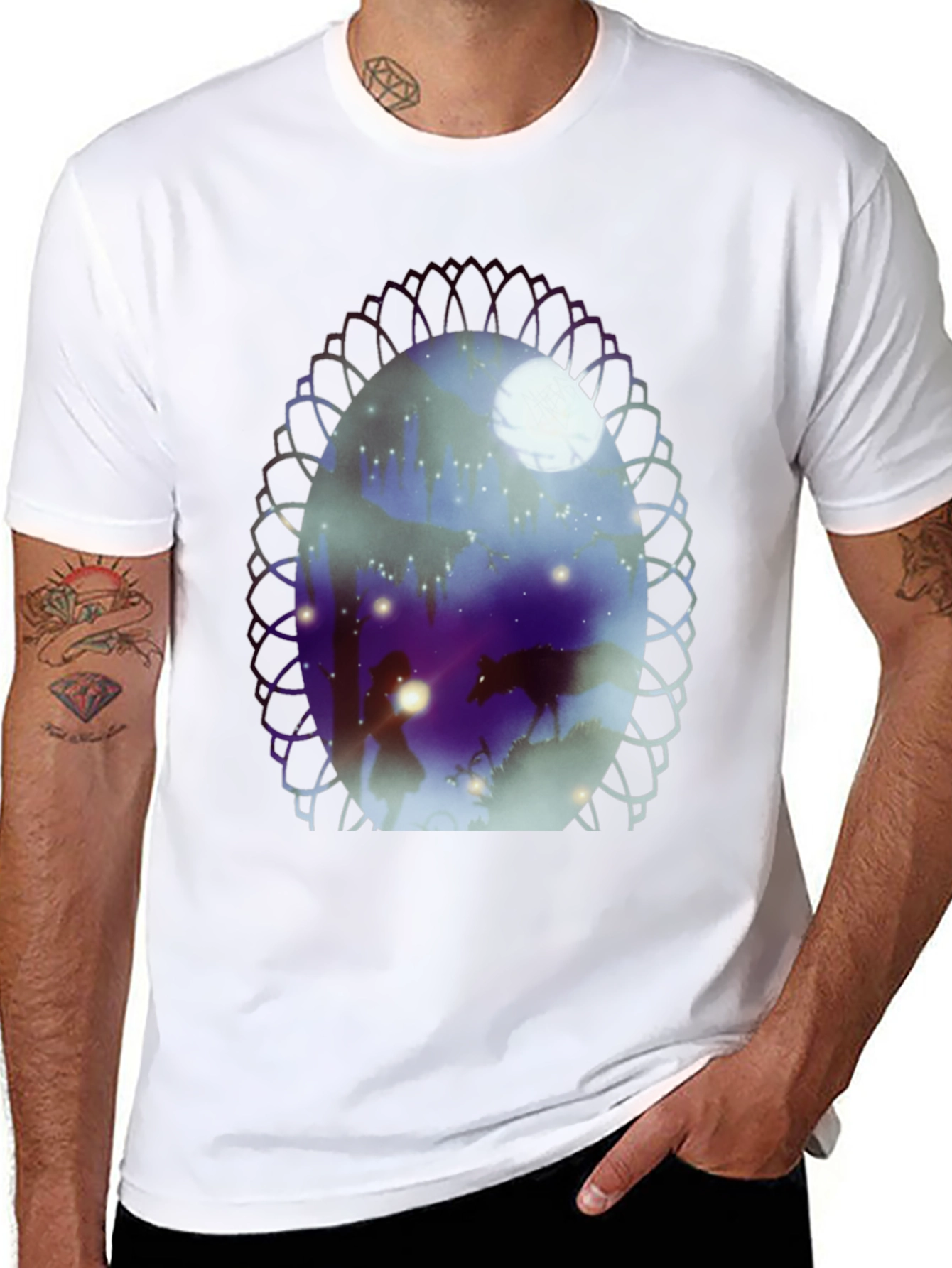 Enchanted Forest Graphic Tee - Midnight Tale