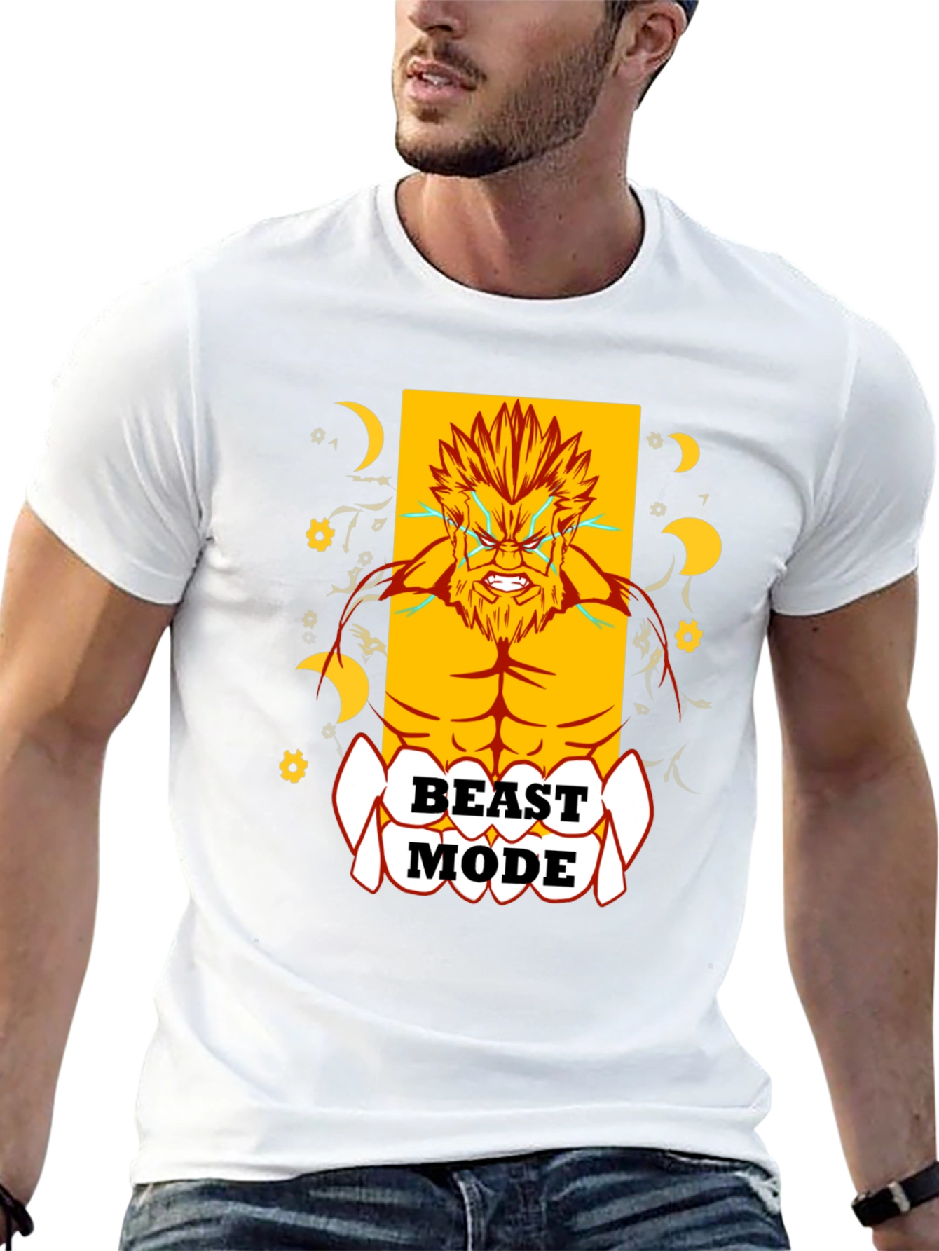Beast Mode Graphic Print T-Shirt