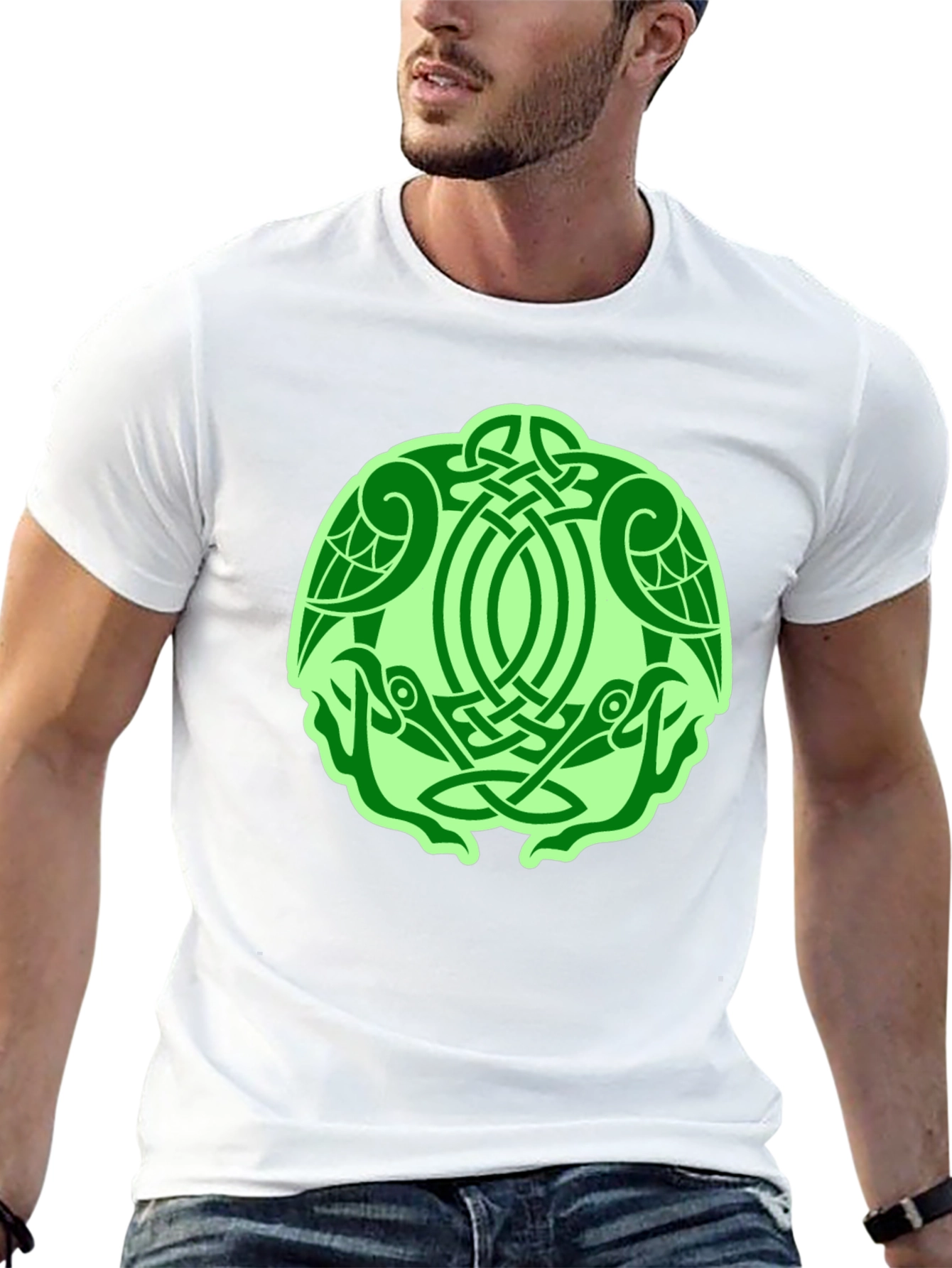 Celtic Raven Knot T-Shirt - Black