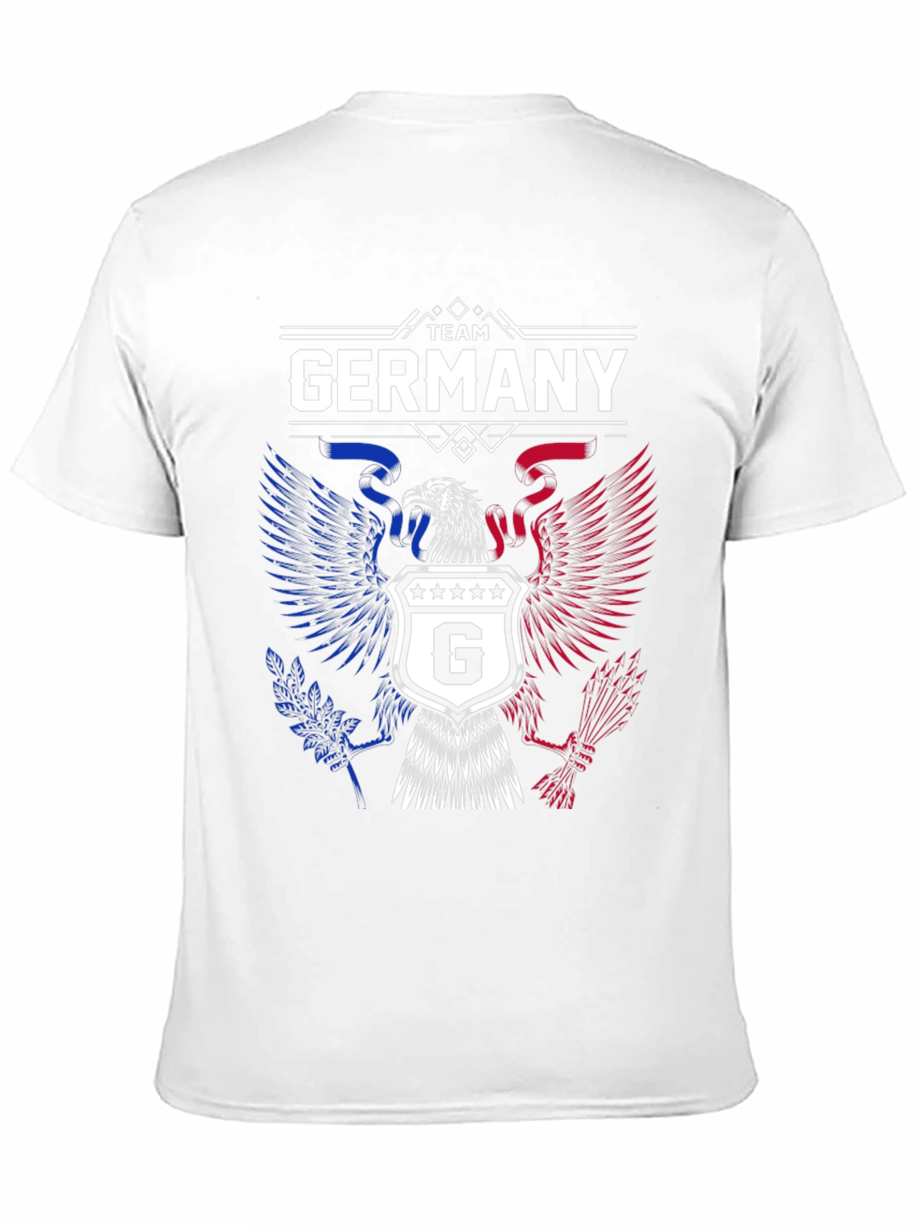 Team Germany Graphic T-Shirt - Patriotic Eagle Design