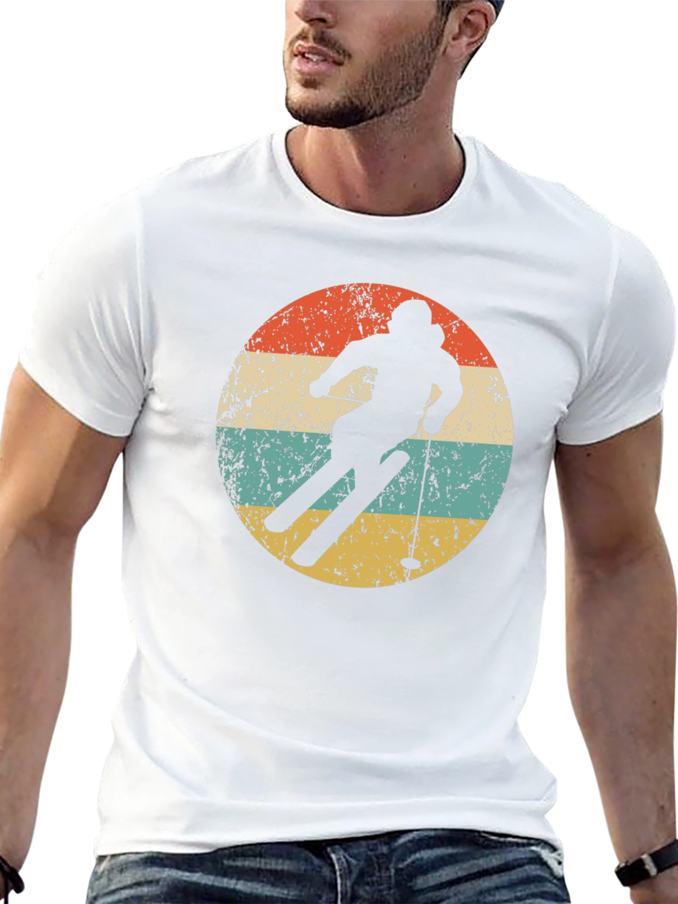 Retro Ski Silhouette T-Shirt