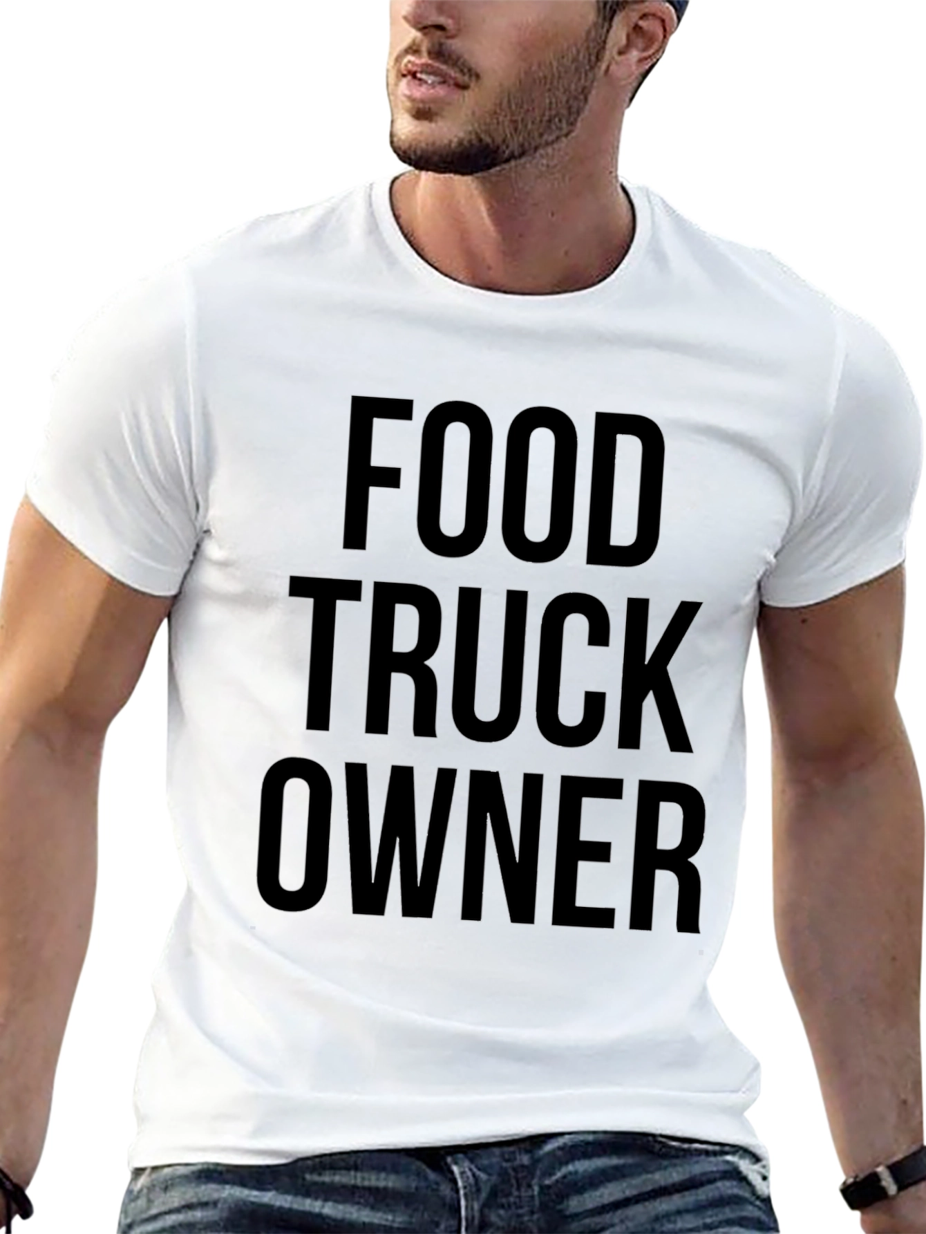 Food Truck Owner Graphic Tee - Black