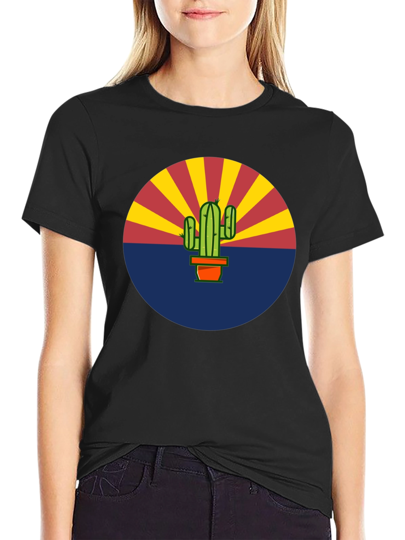 Arizona Cactus Graphic T-Shirt