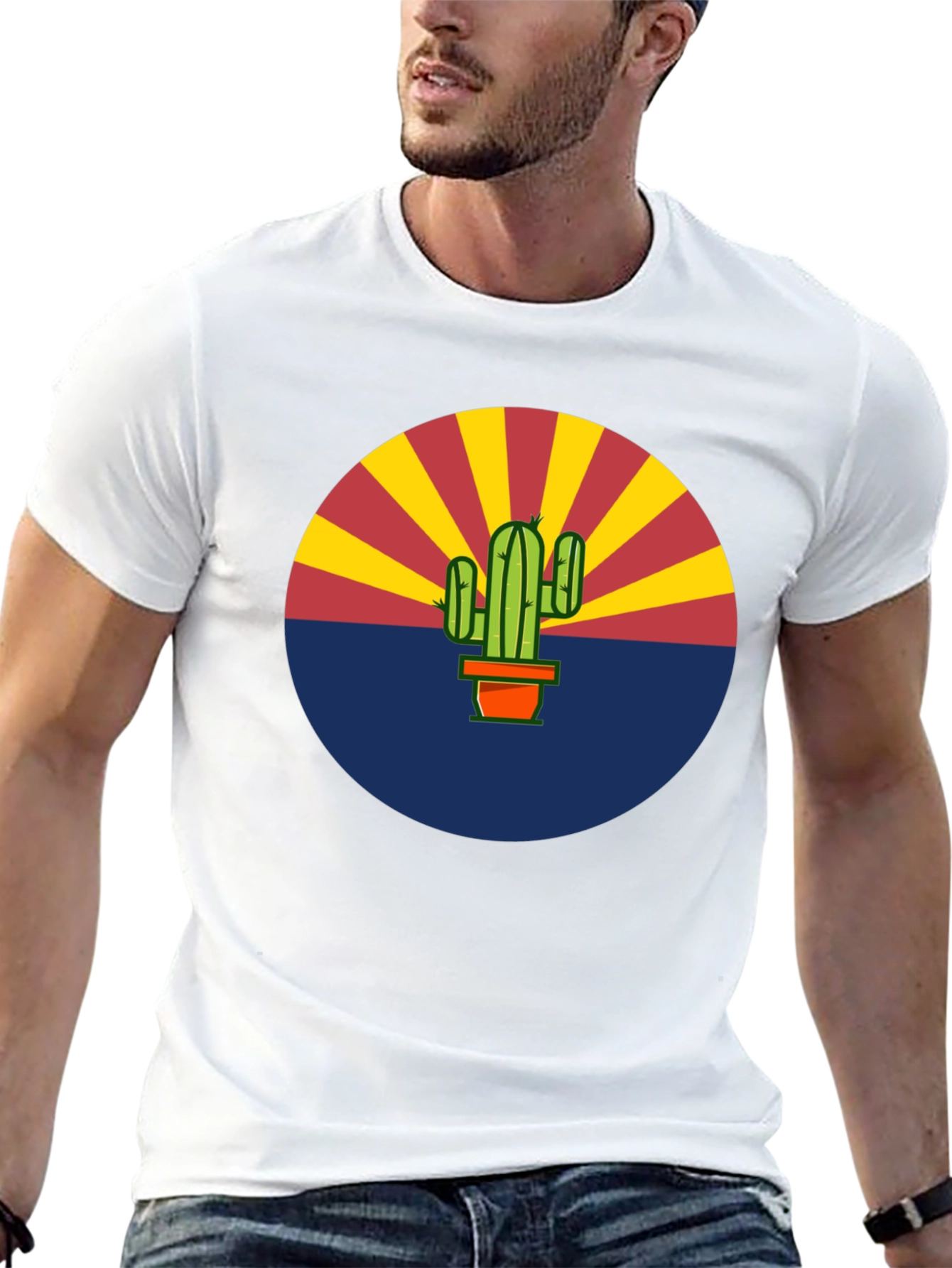 Arizona Cactus Graphic T-Shirt