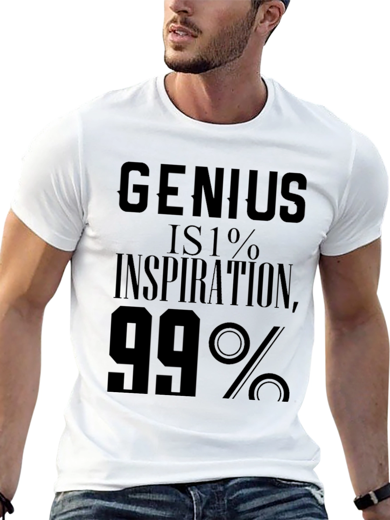 Genius Inspiration T-Shirt - Black