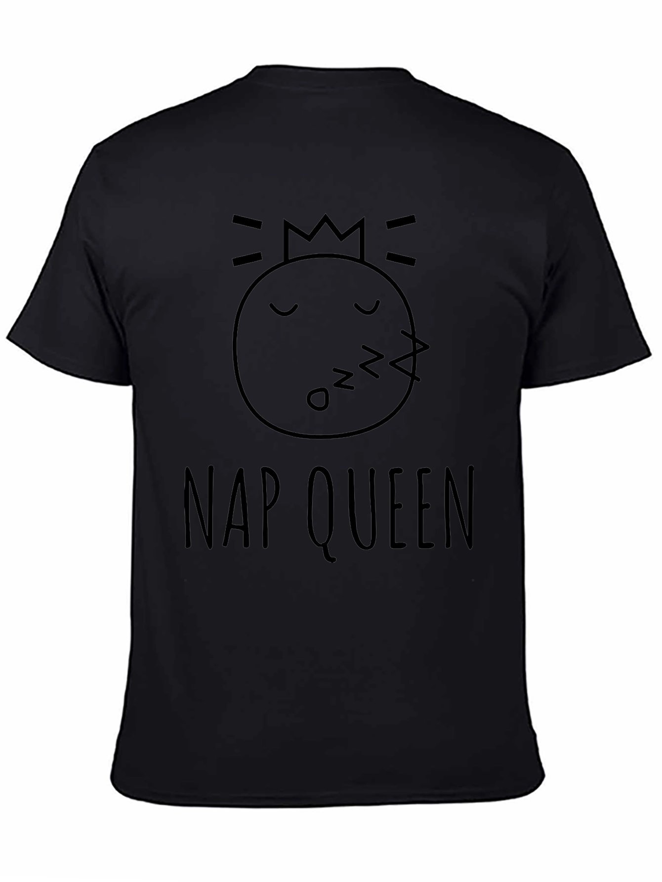 Nap Queen Black Graphic T-Shirt