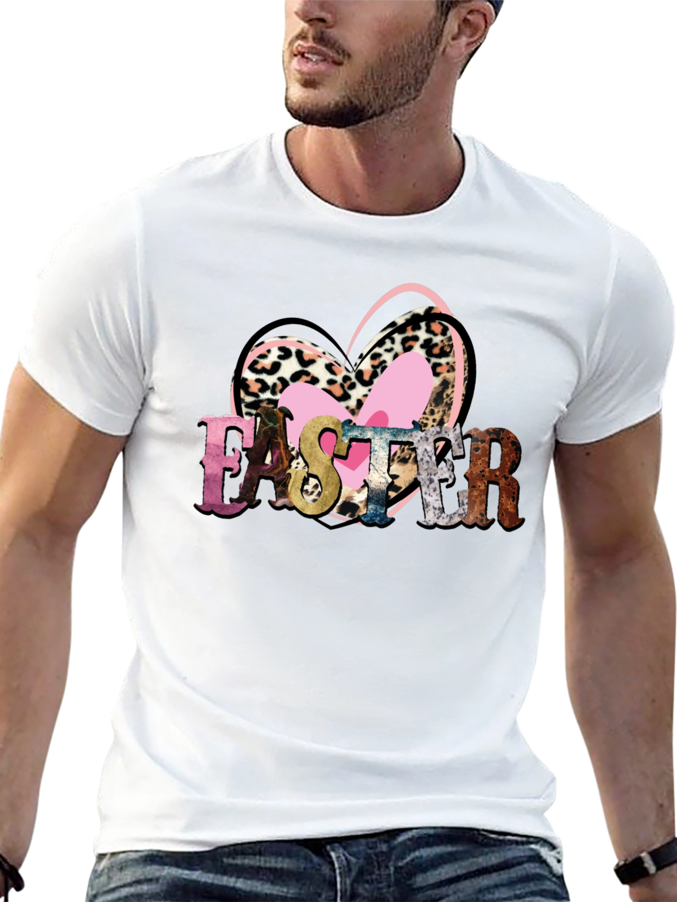 Easter Heart T-Shirt - Fun Holiday Apparel