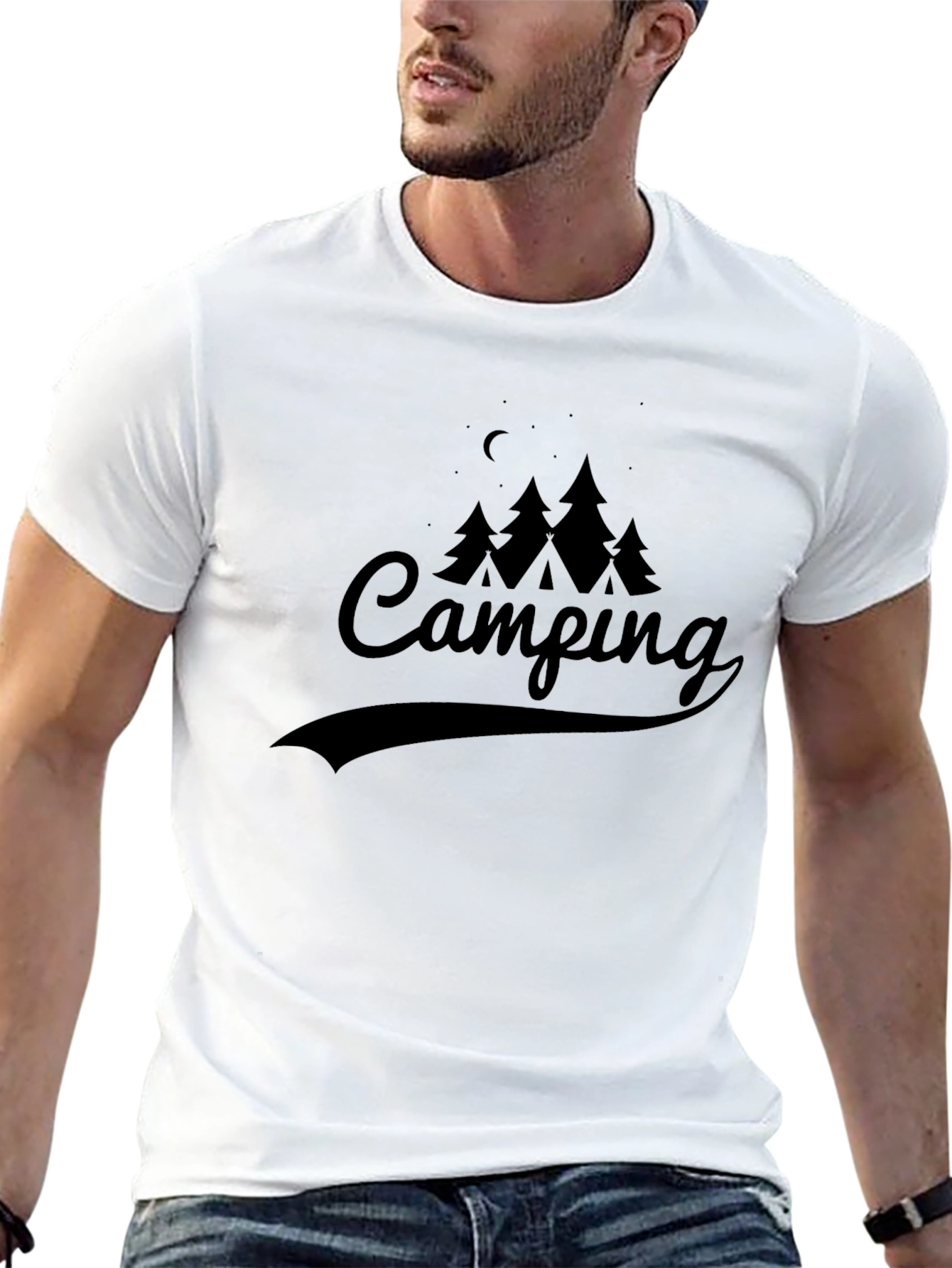 Camping Graphic Tee - Adventure Awaits!