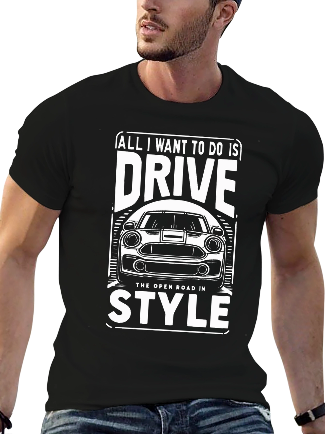 Drive in Style Graphic Tee