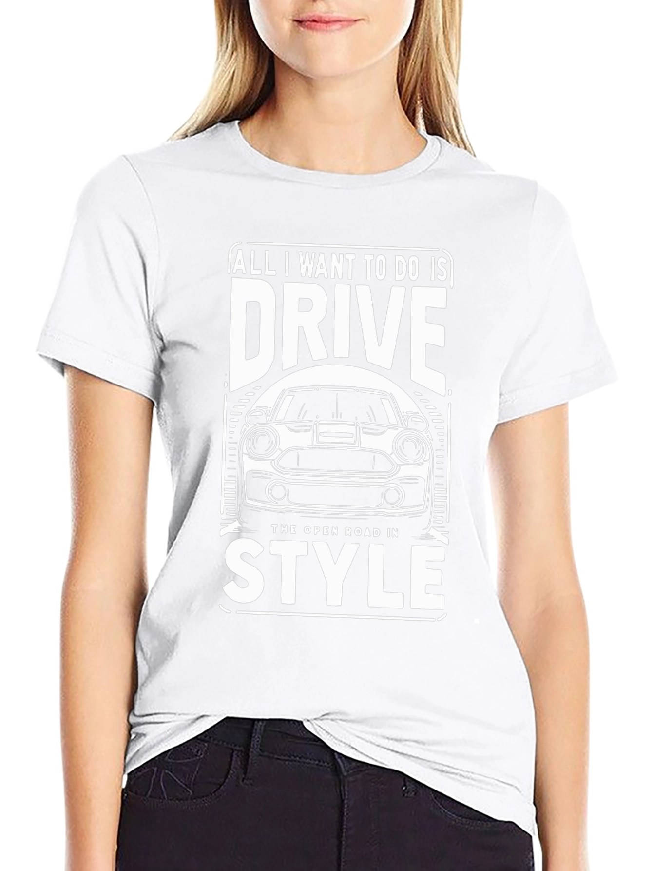 Drive in Style Graphic Tee