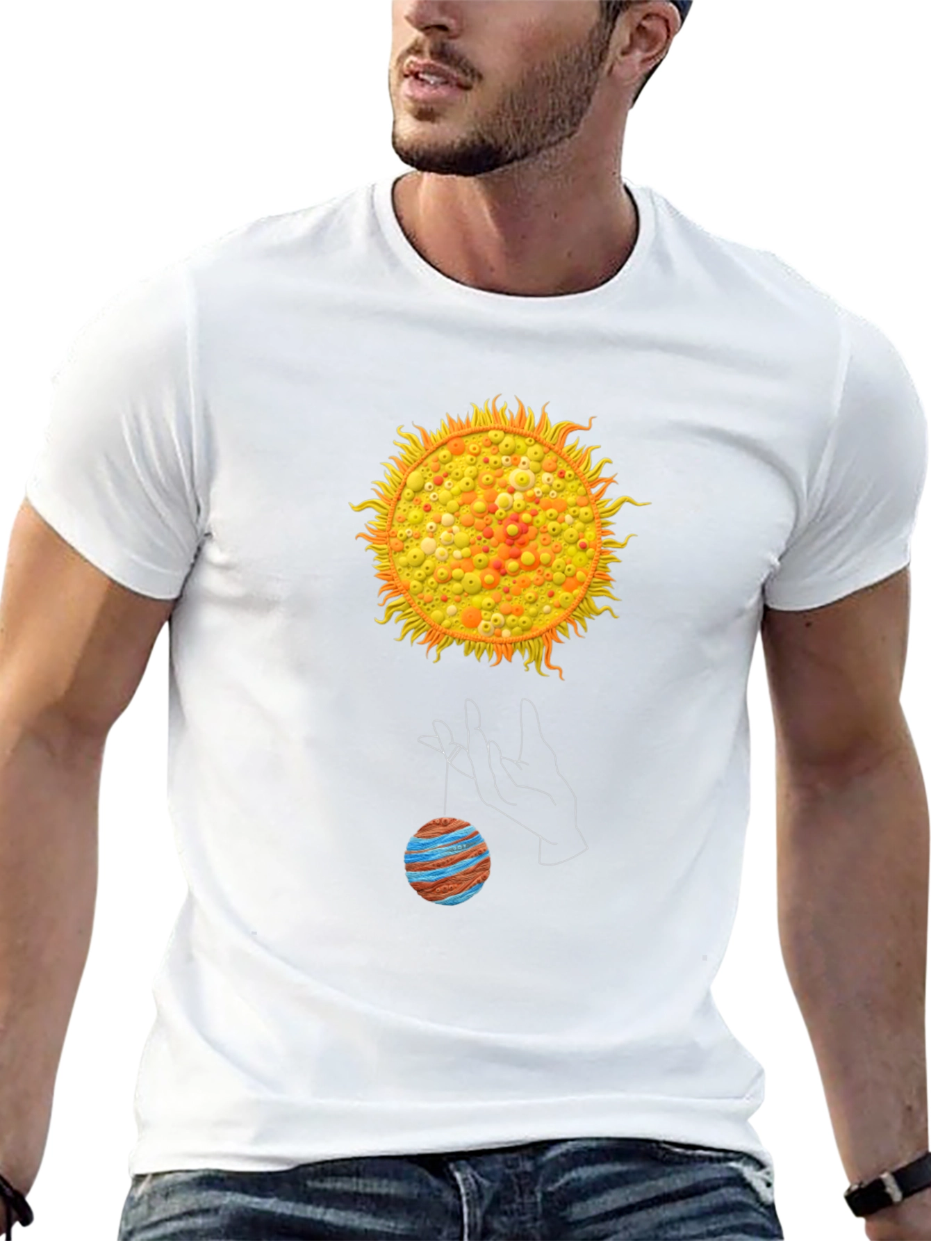 Solar System Graphic T-Shirt