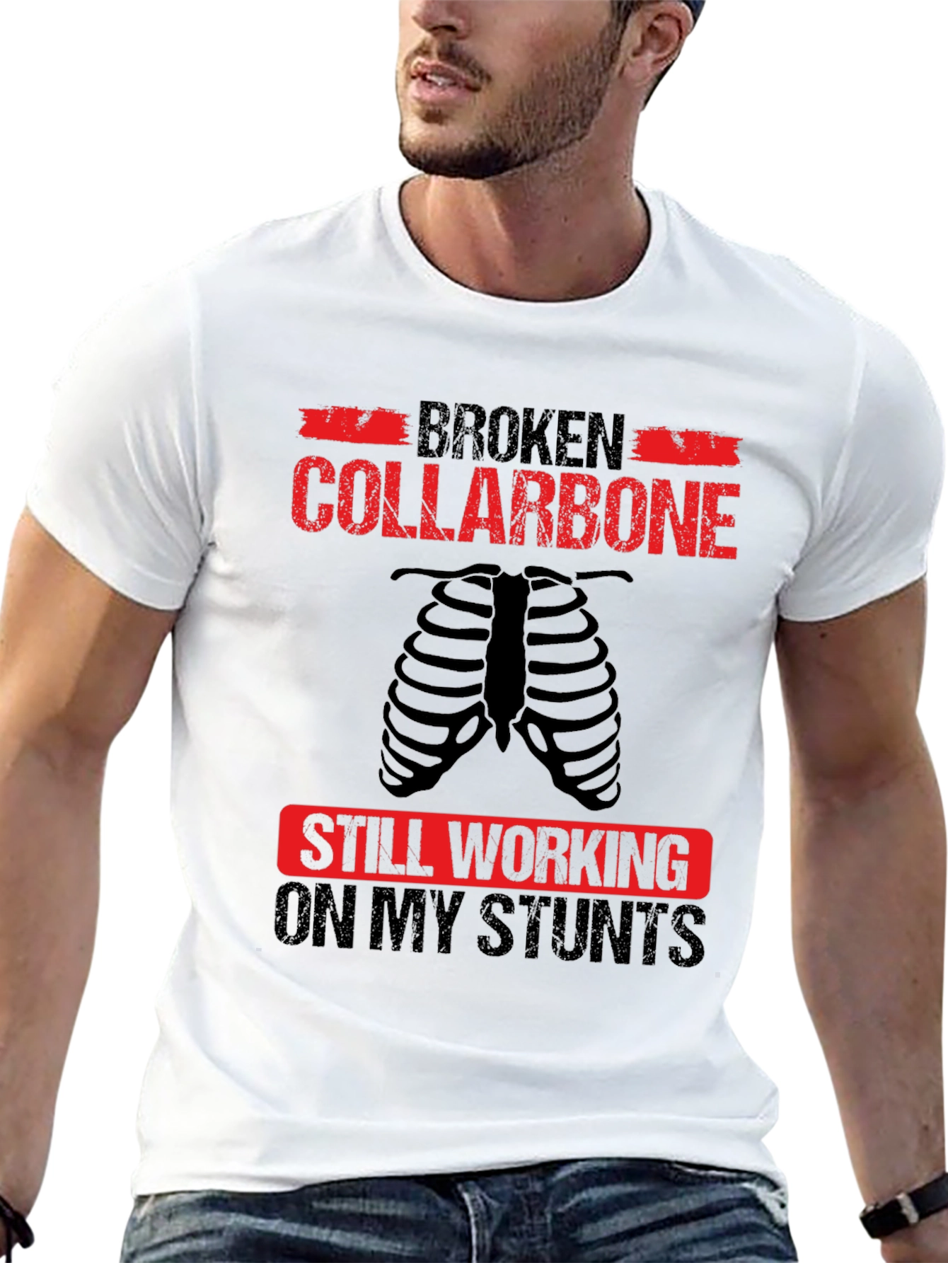 Broken Collarbone Stunt T-Shirt