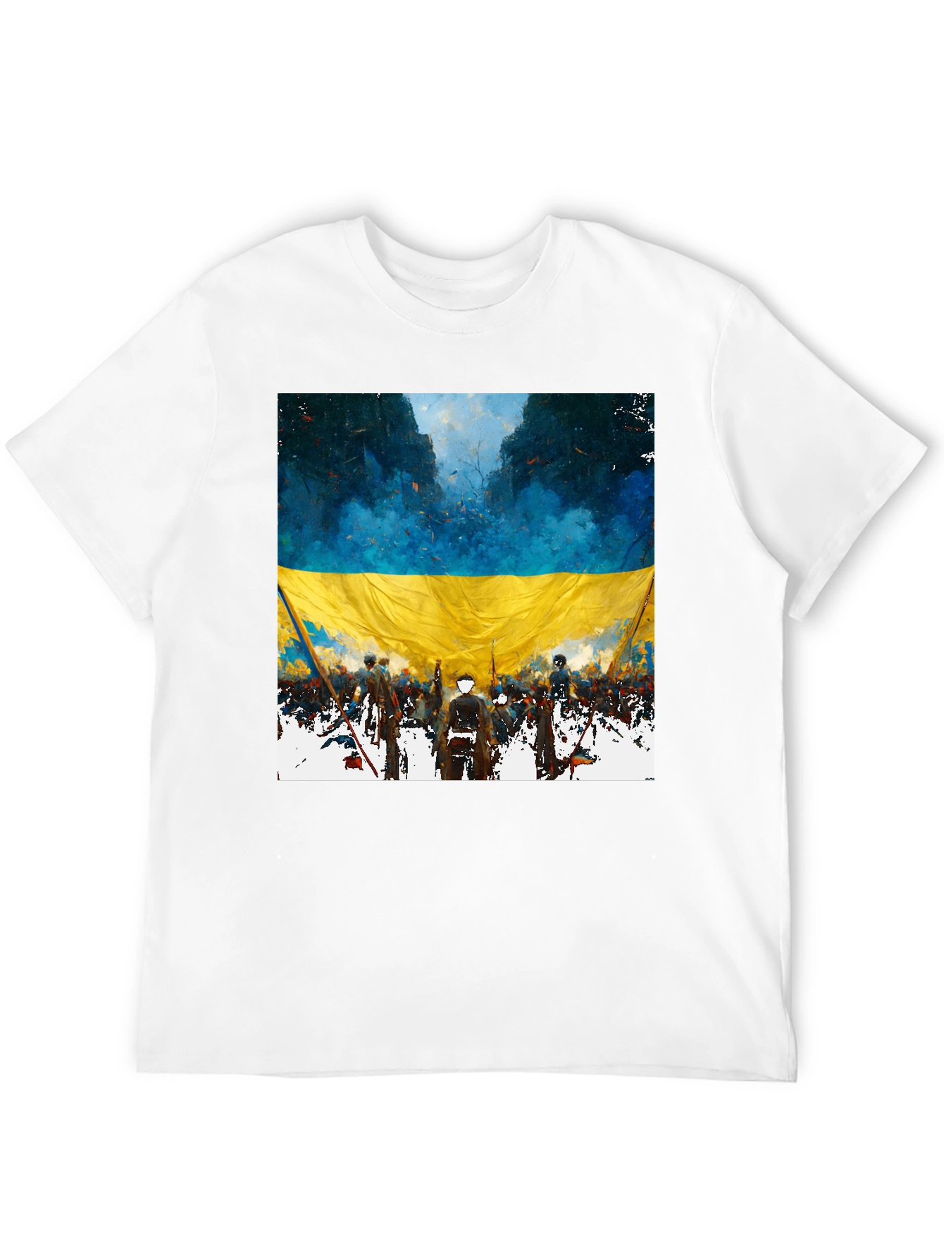 Ukraine Flag Graphic T-Shirt