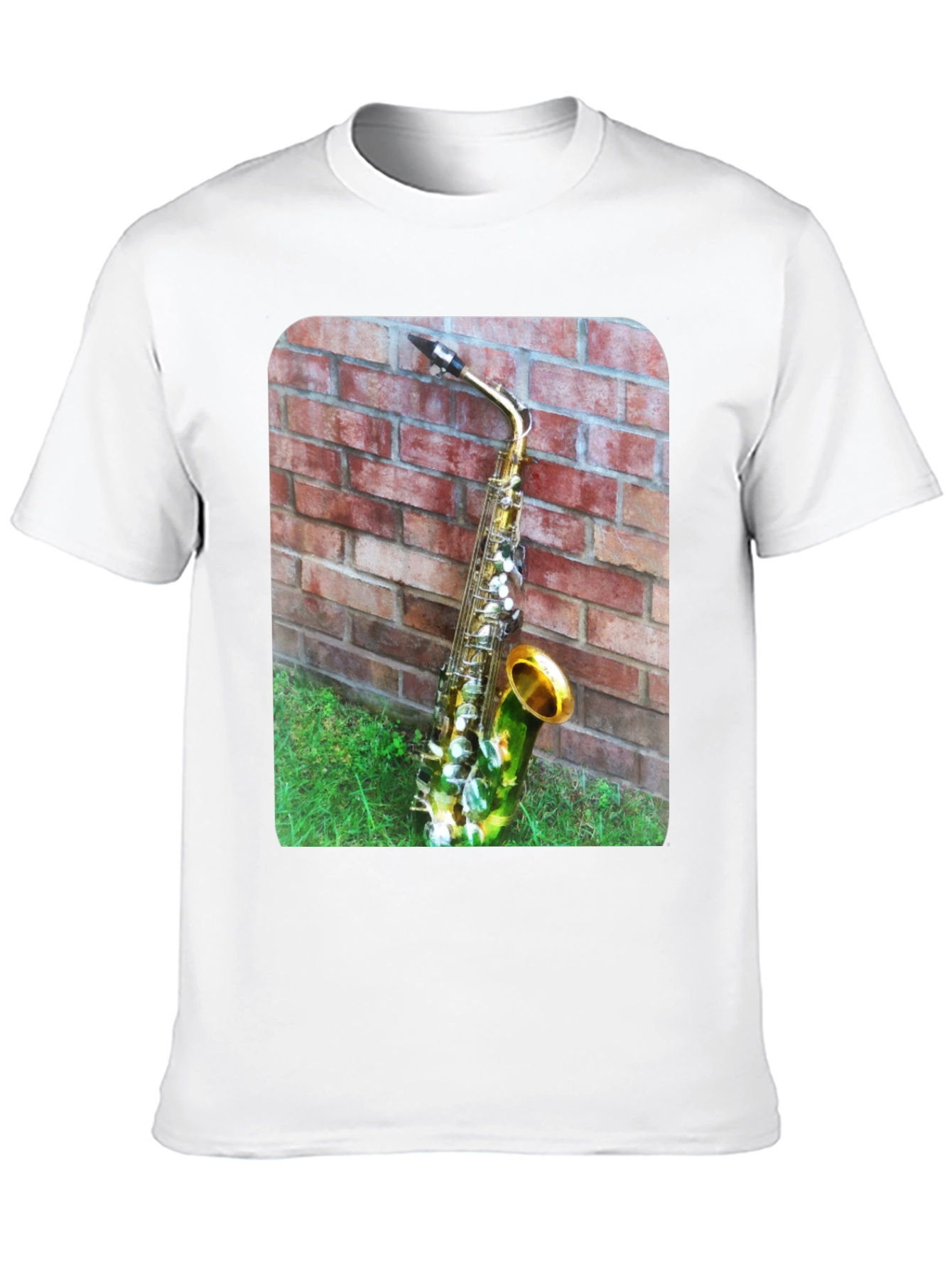 Saxophone Graphic T-Shirt - Music Lover Tee